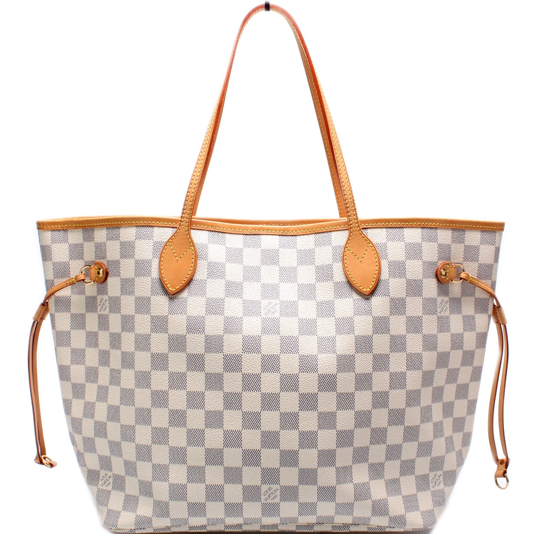 Louis Vuitton Neverfull MM Azur Damier Tote Bag Azur 89