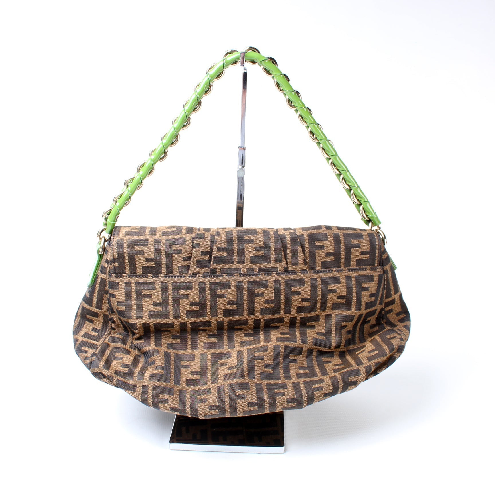 Fendi 8Br614 Zucca Mia Bag Flap Travel Bag