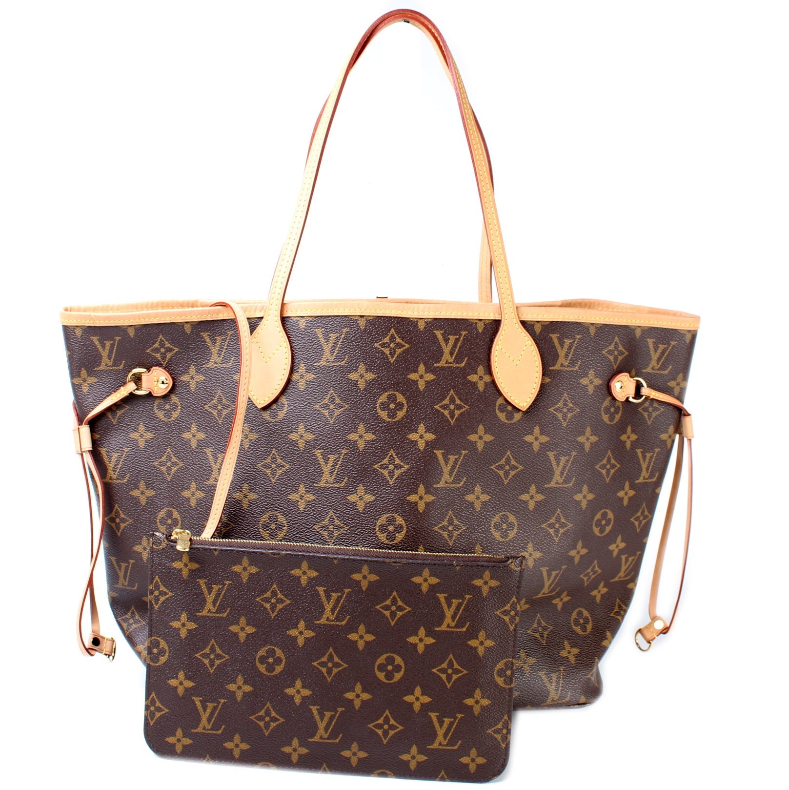 Louis Vuitton Neverfull W MM Monogram Wallet Case Monogram 9