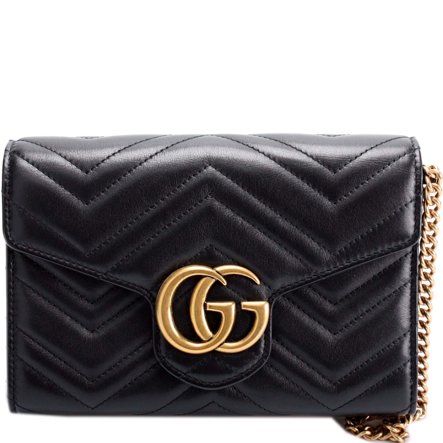 Gucci Marmont Chain Wallet Case Wallet 13