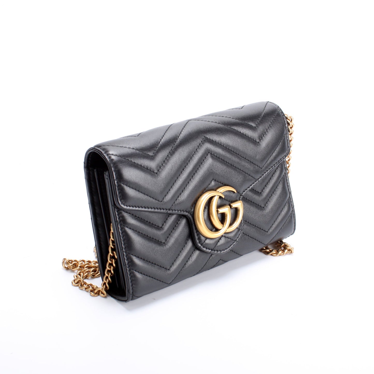 Gucci Marmont Chain Wallet Case Wallet 13