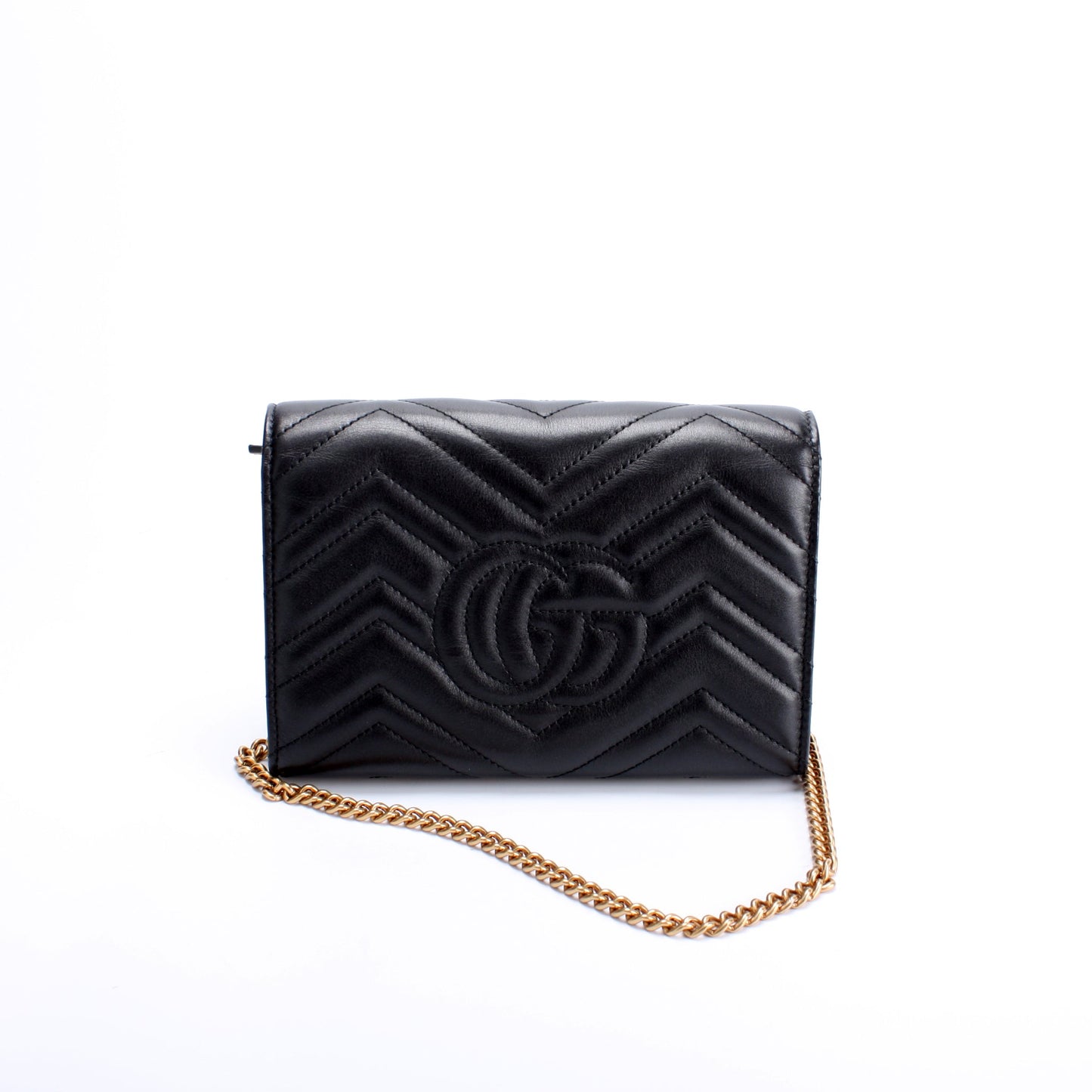 Gucci Marmont Chain Wallet Case Wallet 13