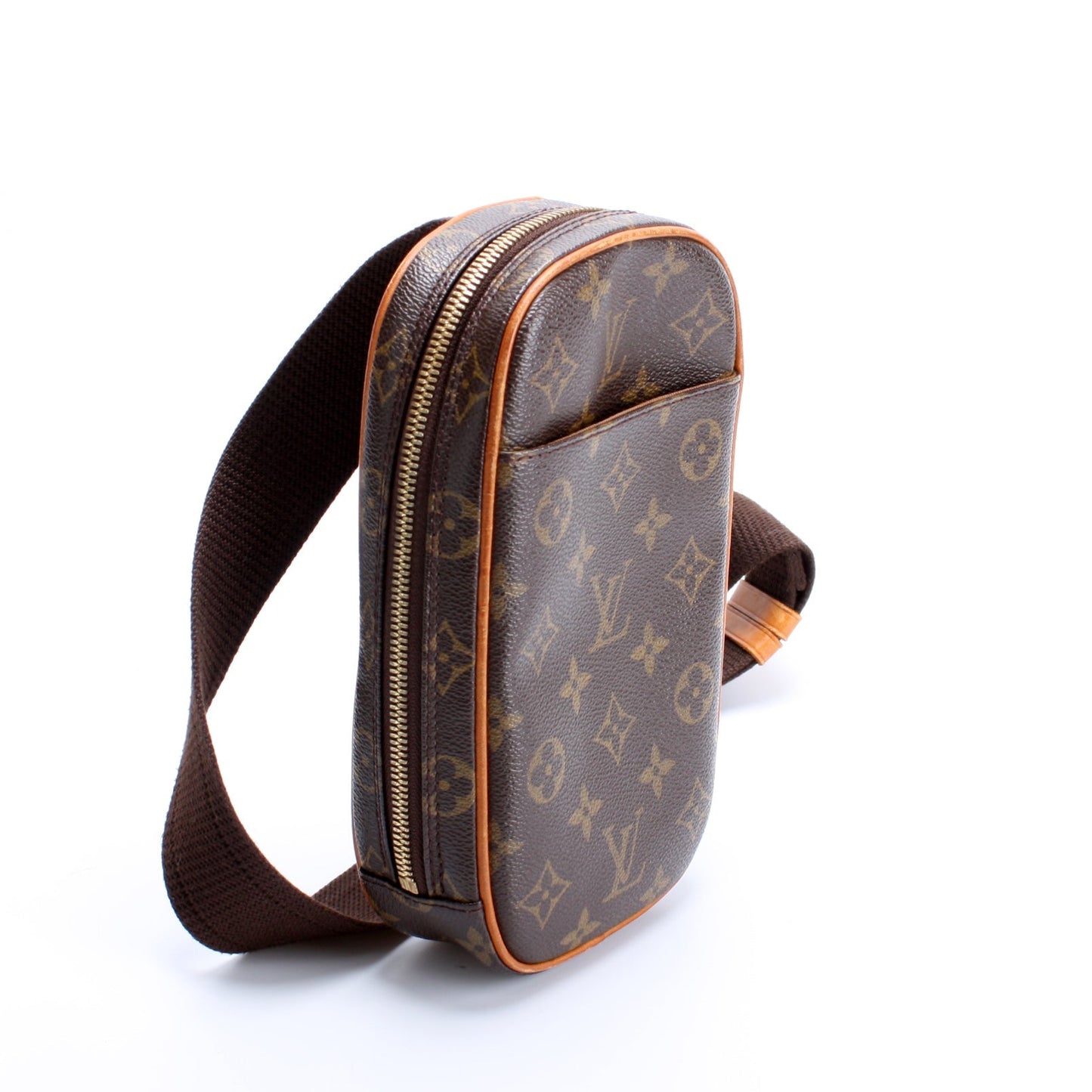 Louis Vuitton Pochette Gange Monogram Clutch Bag Monogram 9
