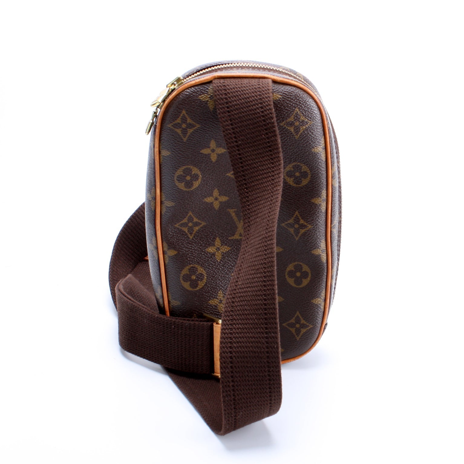 Louis Vuitton Pochette Gange Monogram Clutch Bag Monogram 9