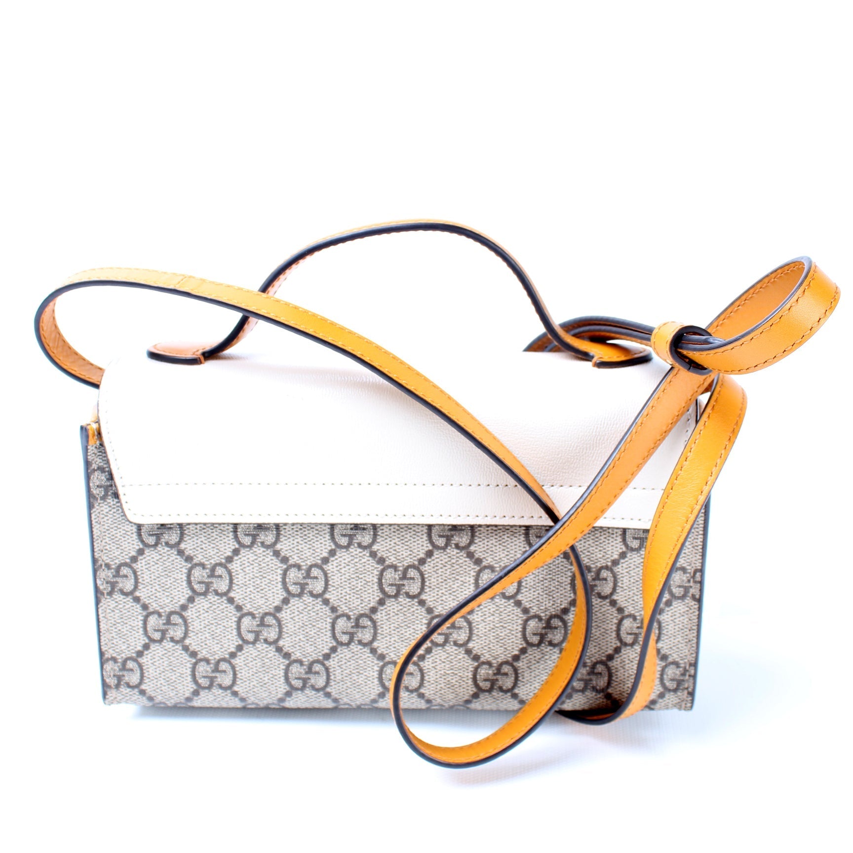 Gucci GG Supreme Padlock Mini Travel Bag Padlock Bag