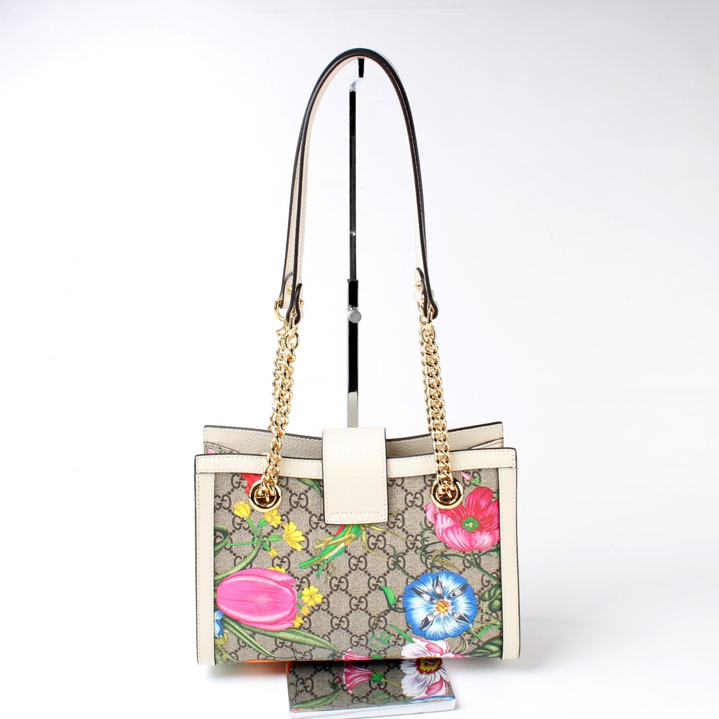 Gucci Padlock GG Flora Travel Bag