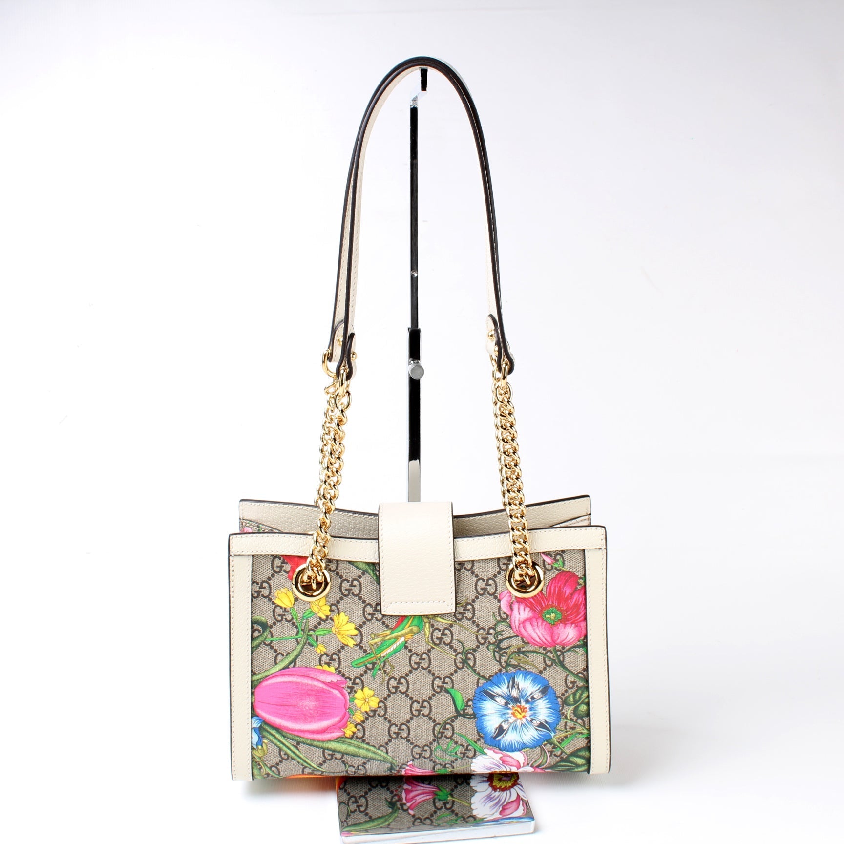 Gucci Padlock GG Flora Travel Bag