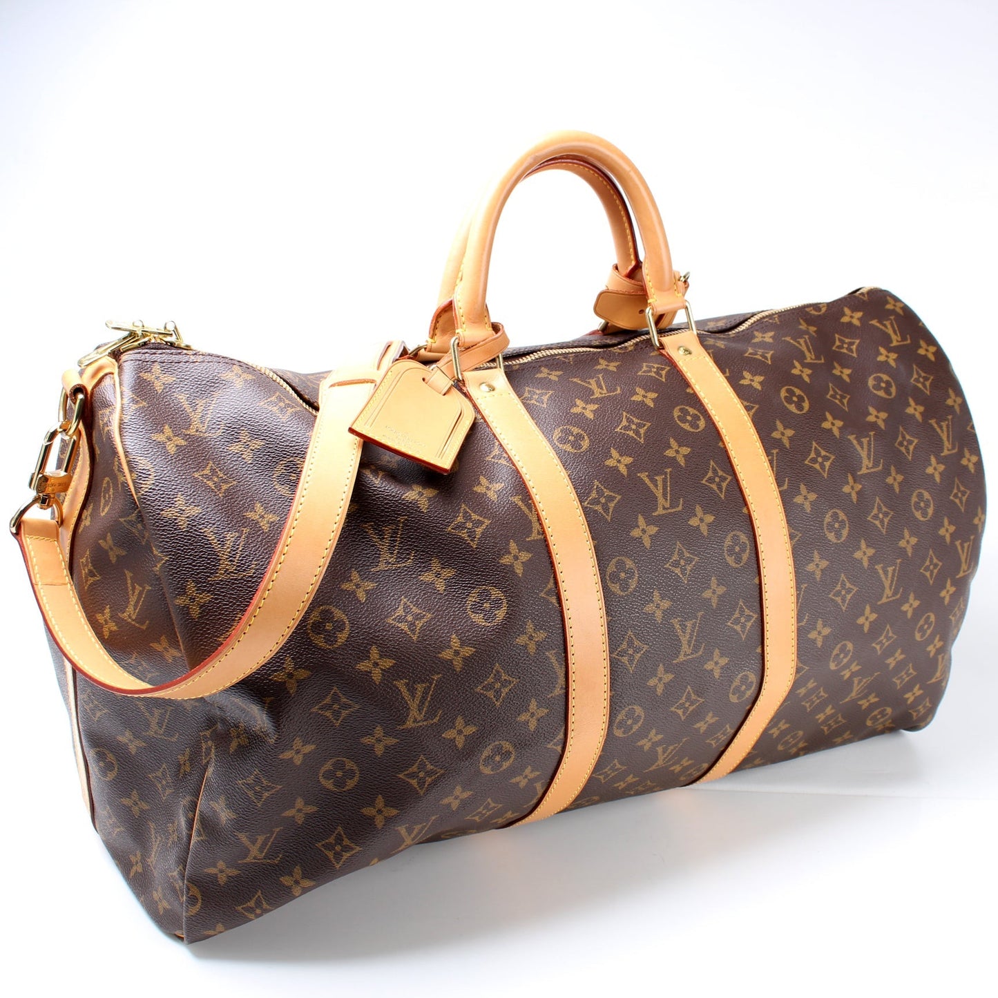 Louis Vuitton Keepall 55 Bandouliere Monogram Travel Bag Monogram 32