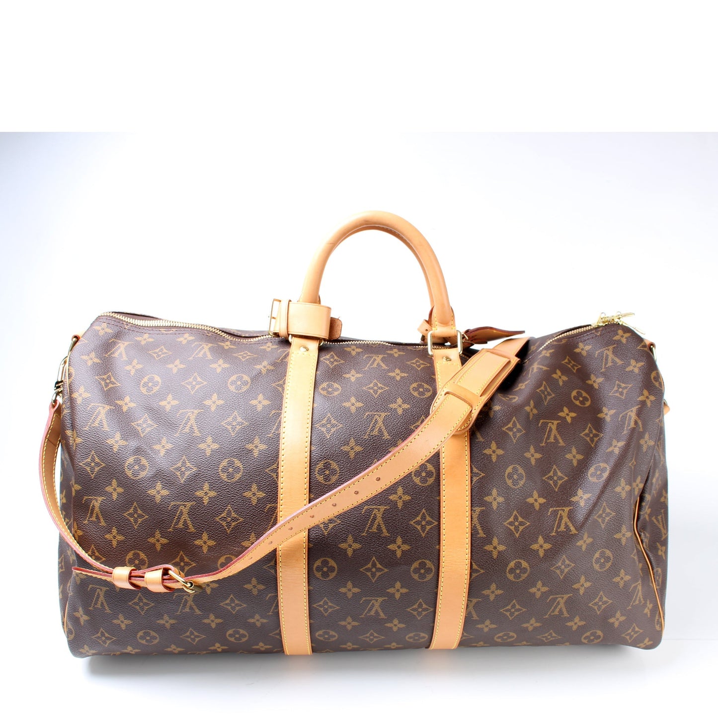 Louis Vuitton Keepall 55 Bandouliere Monogram Travel Bag Monogram 32