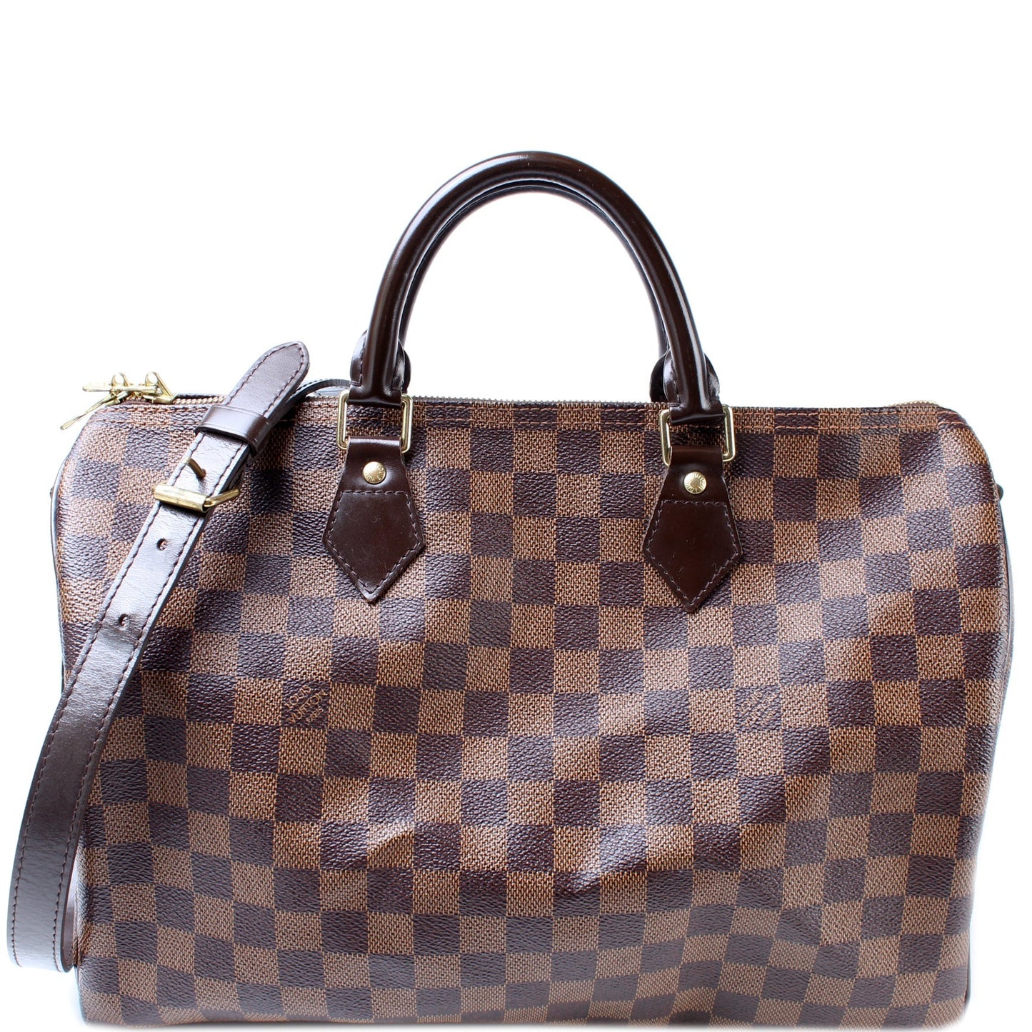 Louis Vuitton Speedy 35 Bandouliere Ebene Damier Handbag Ebene 1