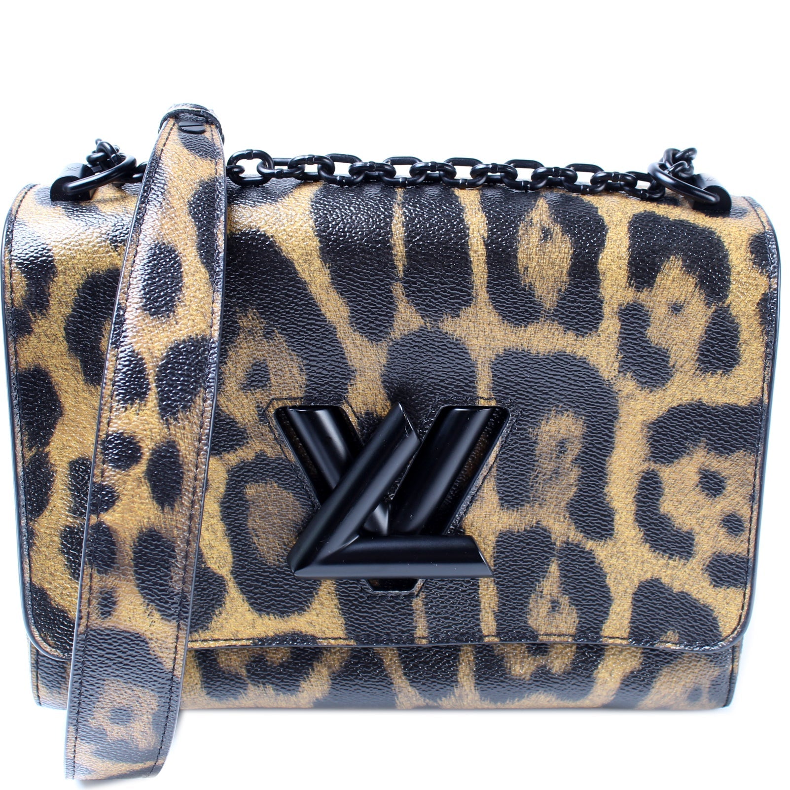 Louis Vuitton Twist Leopard MM Handbag