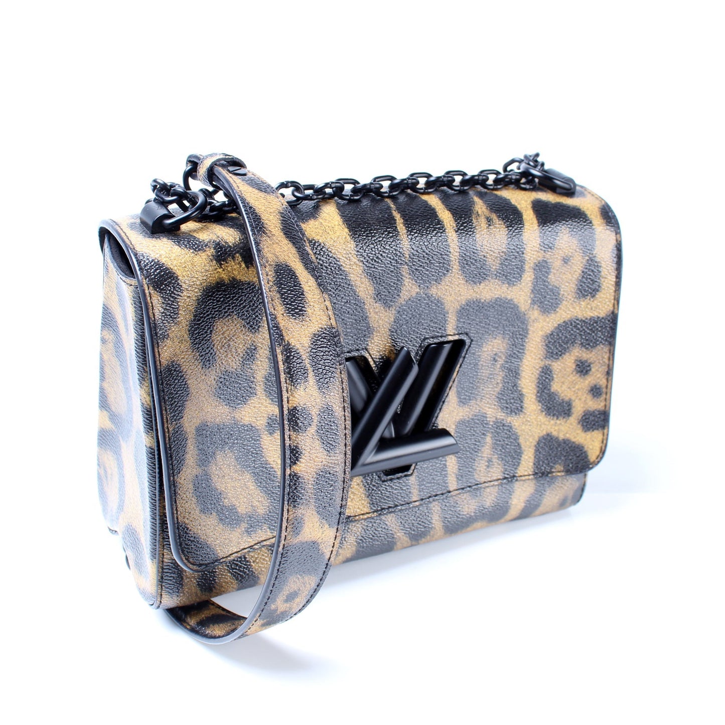 Louis Vuitton Twist Leopard MM Handbag