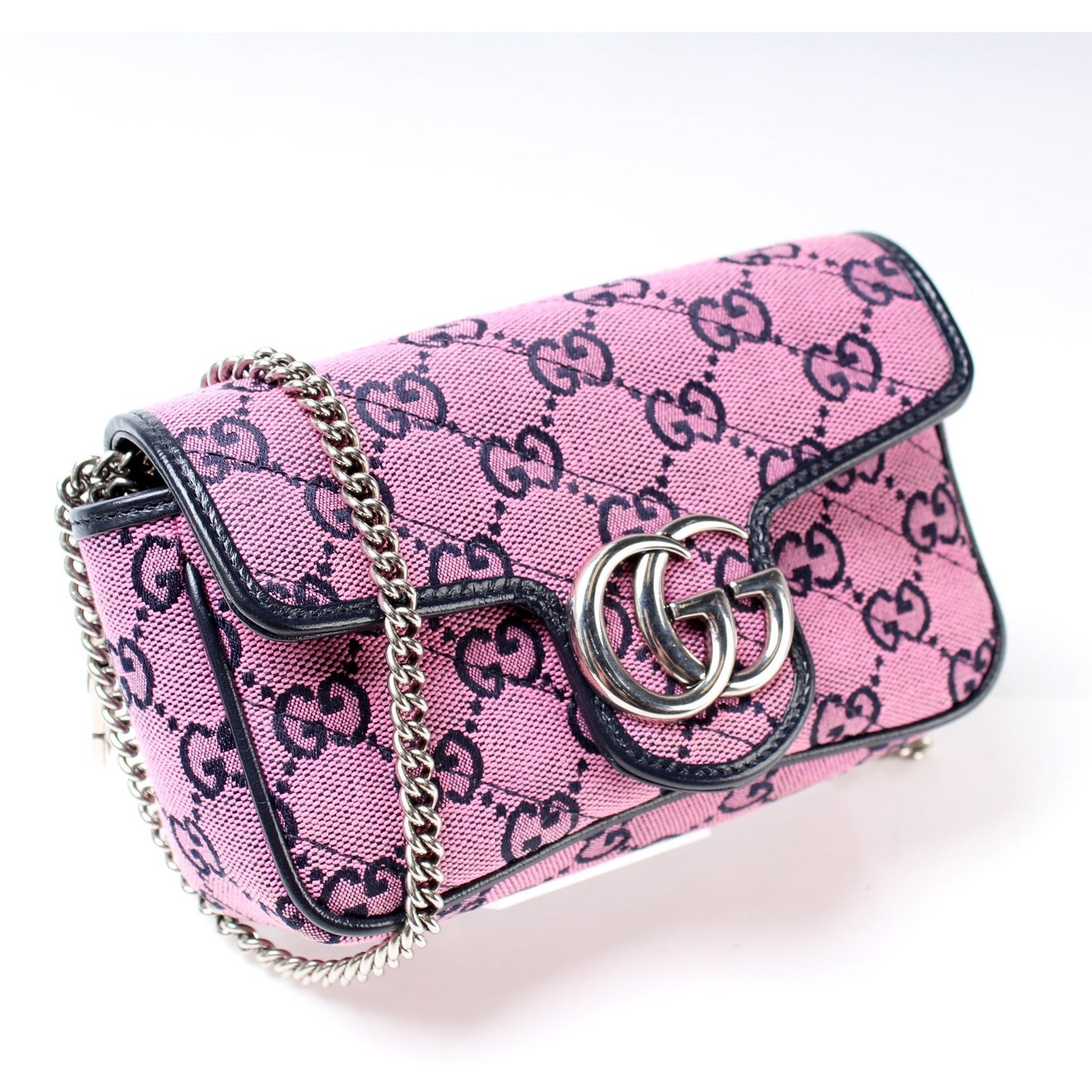 Gucci Marmont Canvas Mini Flap Travel Bag