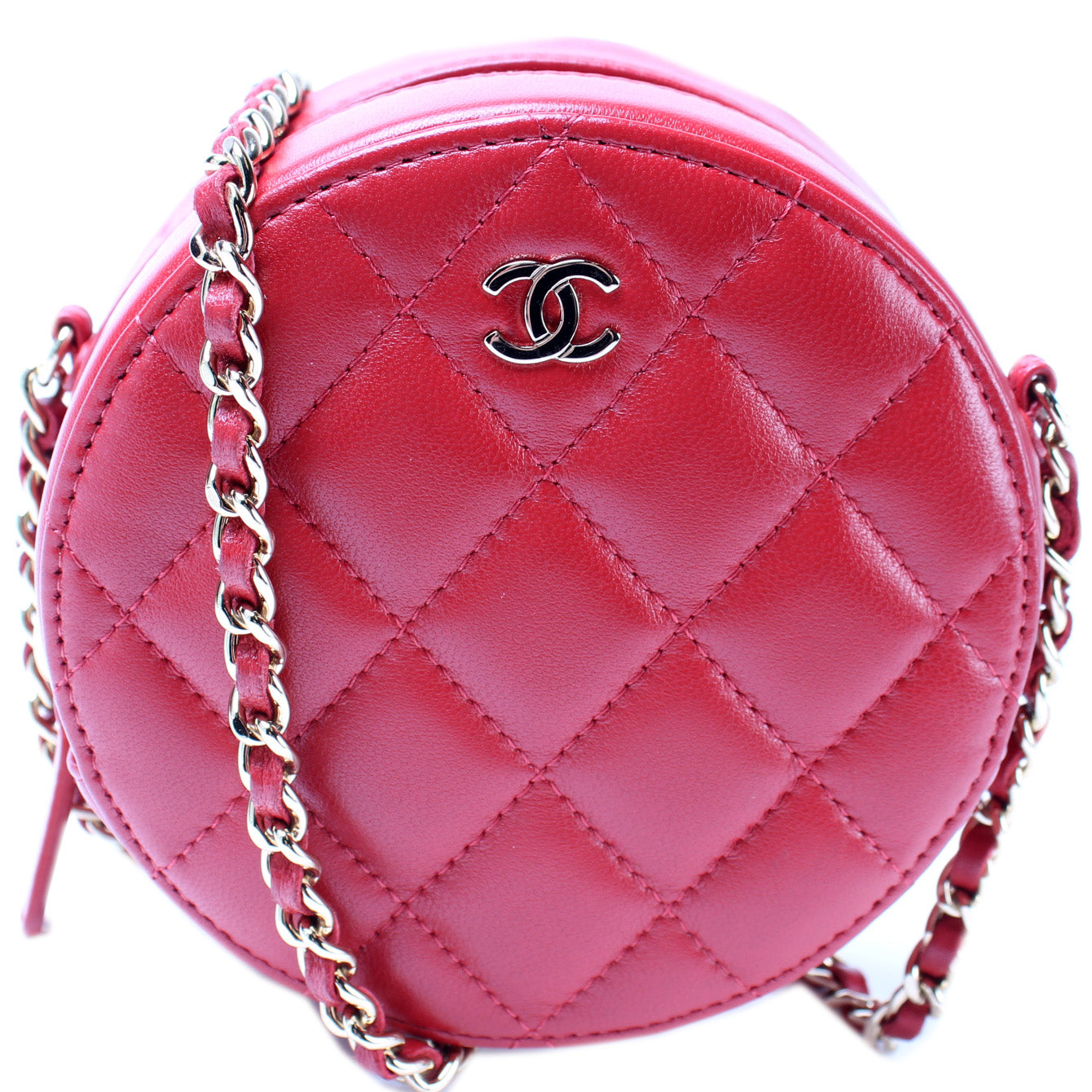 Chanel Classic Round Clutch Bag