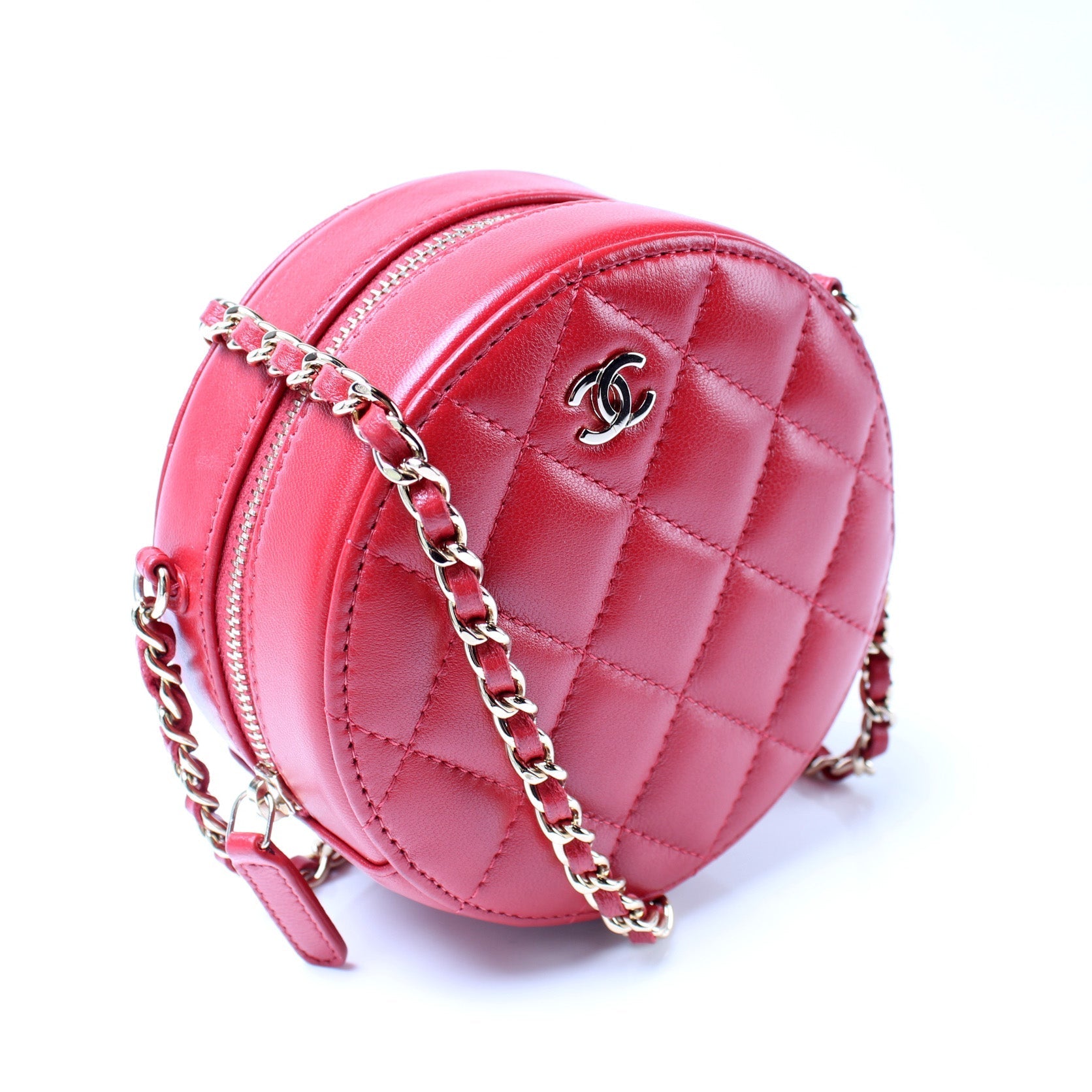 Chanel Classic Round Clutch Bag