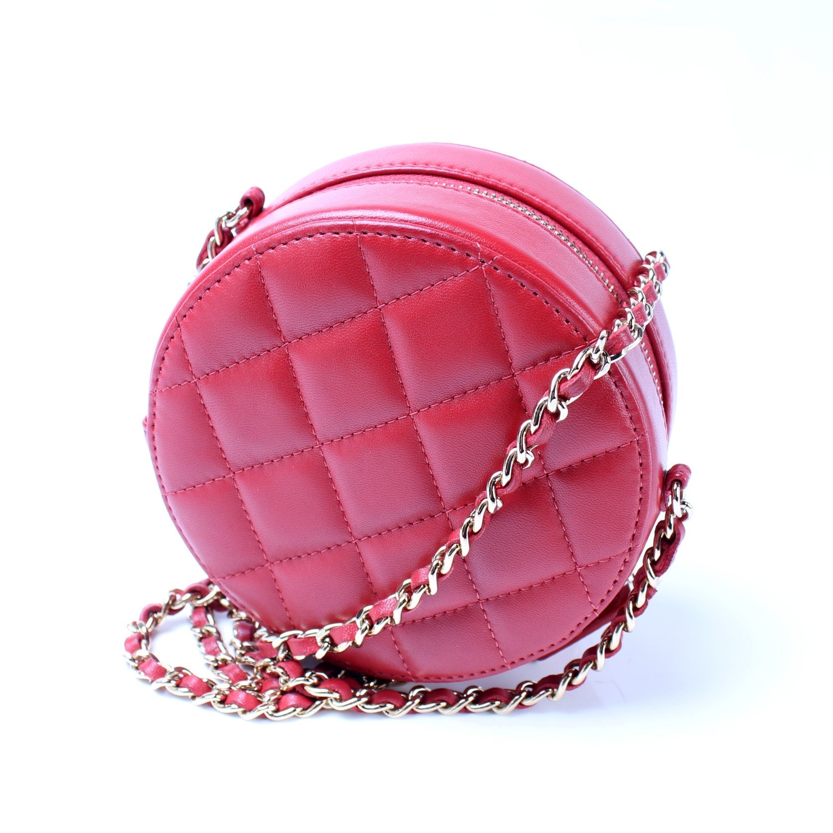 Chanel Classic Round Clutch Bag