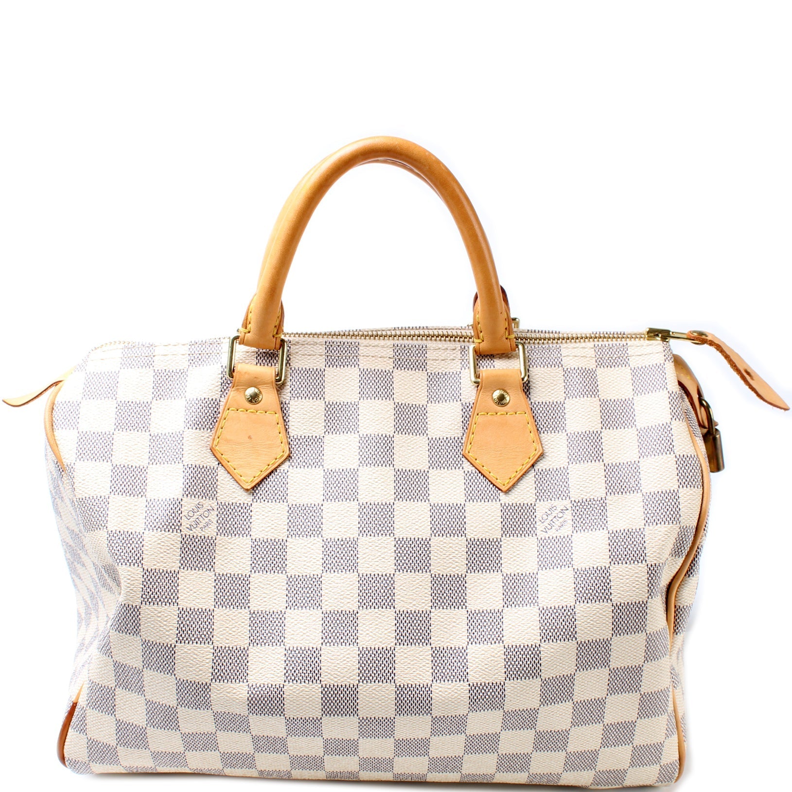 Louis Vuitton Speedy 30 Azur Damier Handbag Azur 33