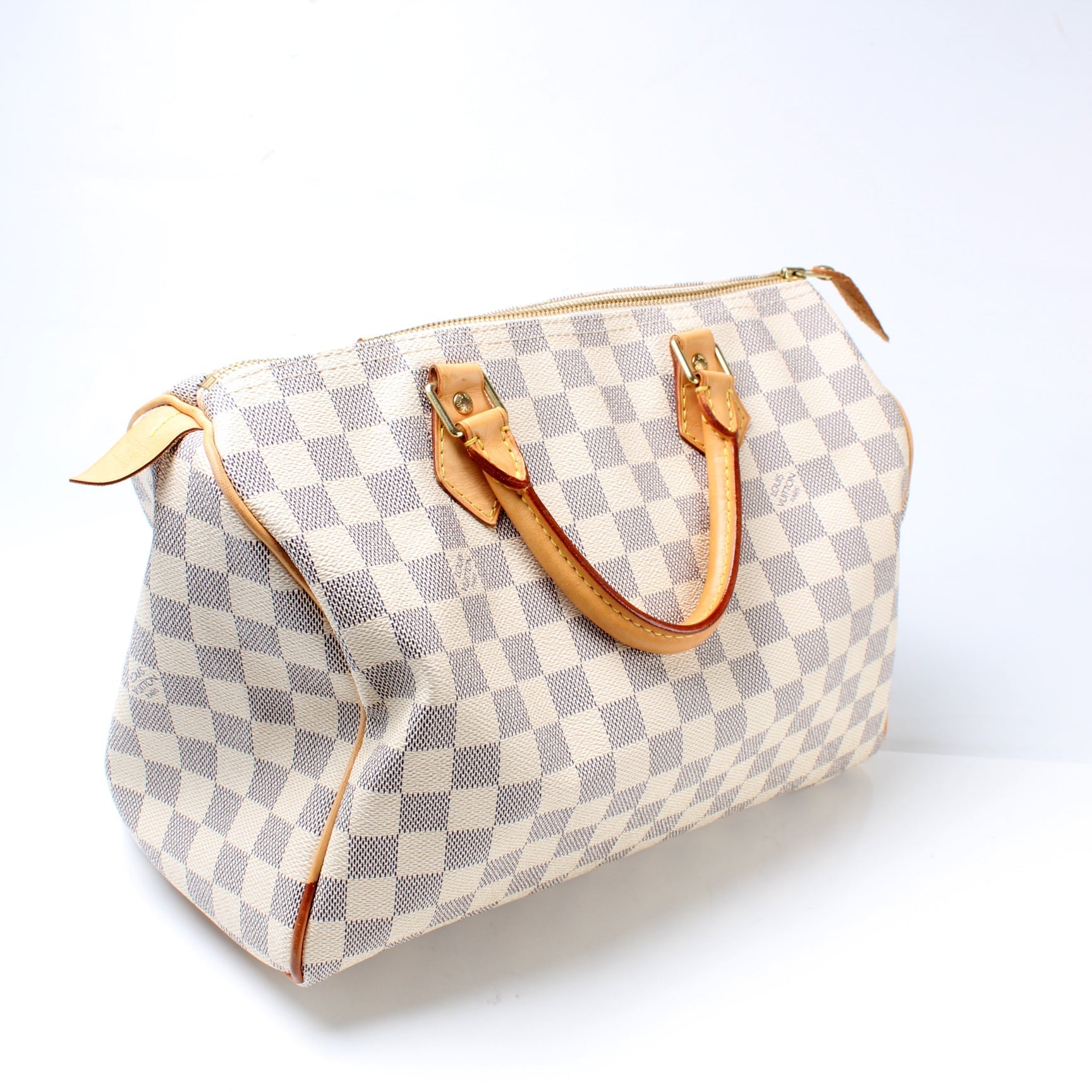 Louis Vuitton Speedy 30 Azur Damier Handbag Azur 33