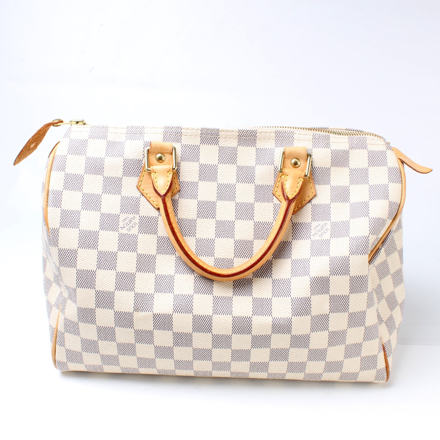 Louis Vuitton Speedy 30 Azur Damier Handbag Azur 33