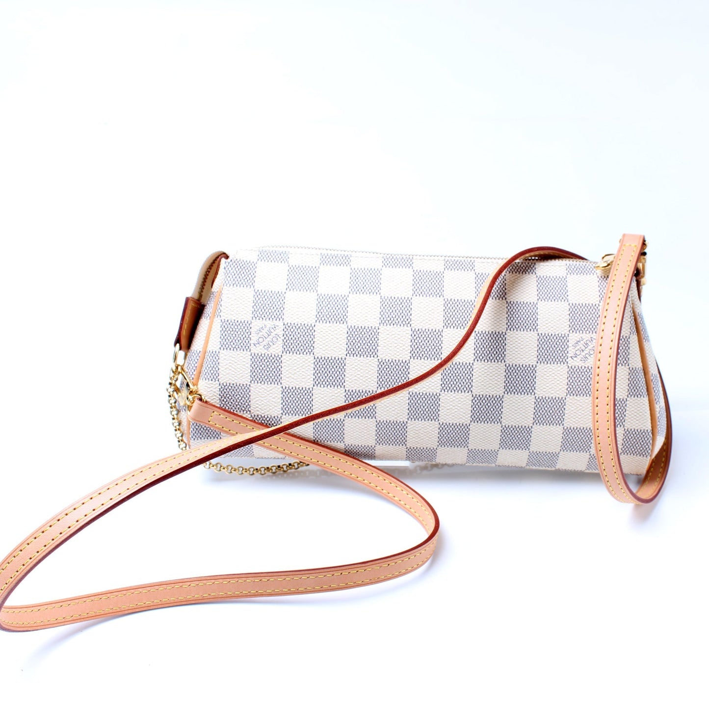 Louis Vuitton Eva Azur Damier Clutch Bag Azur 13
