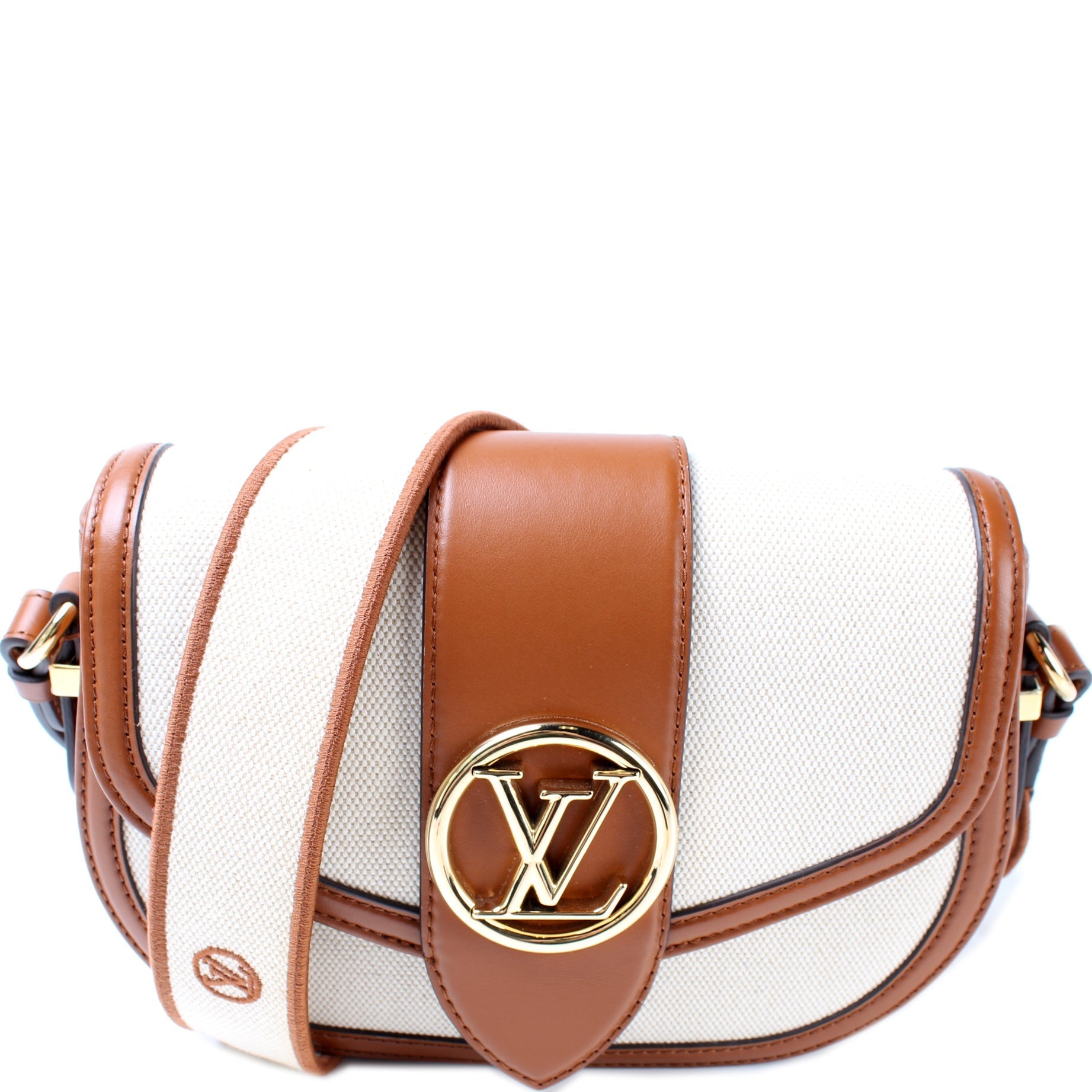 Louis Vuitton Pont 9 Soft MM Canvas Handbag