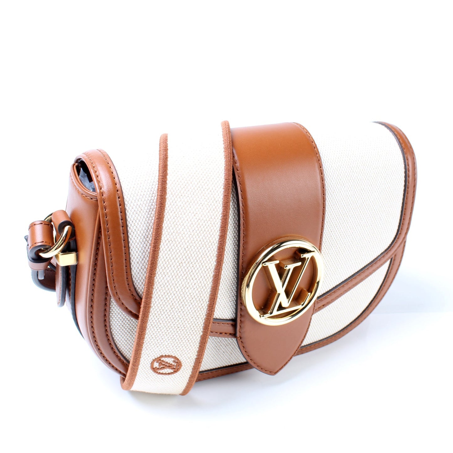 Louis Vuitton Pont 9 Soft MM Canvas Handbag