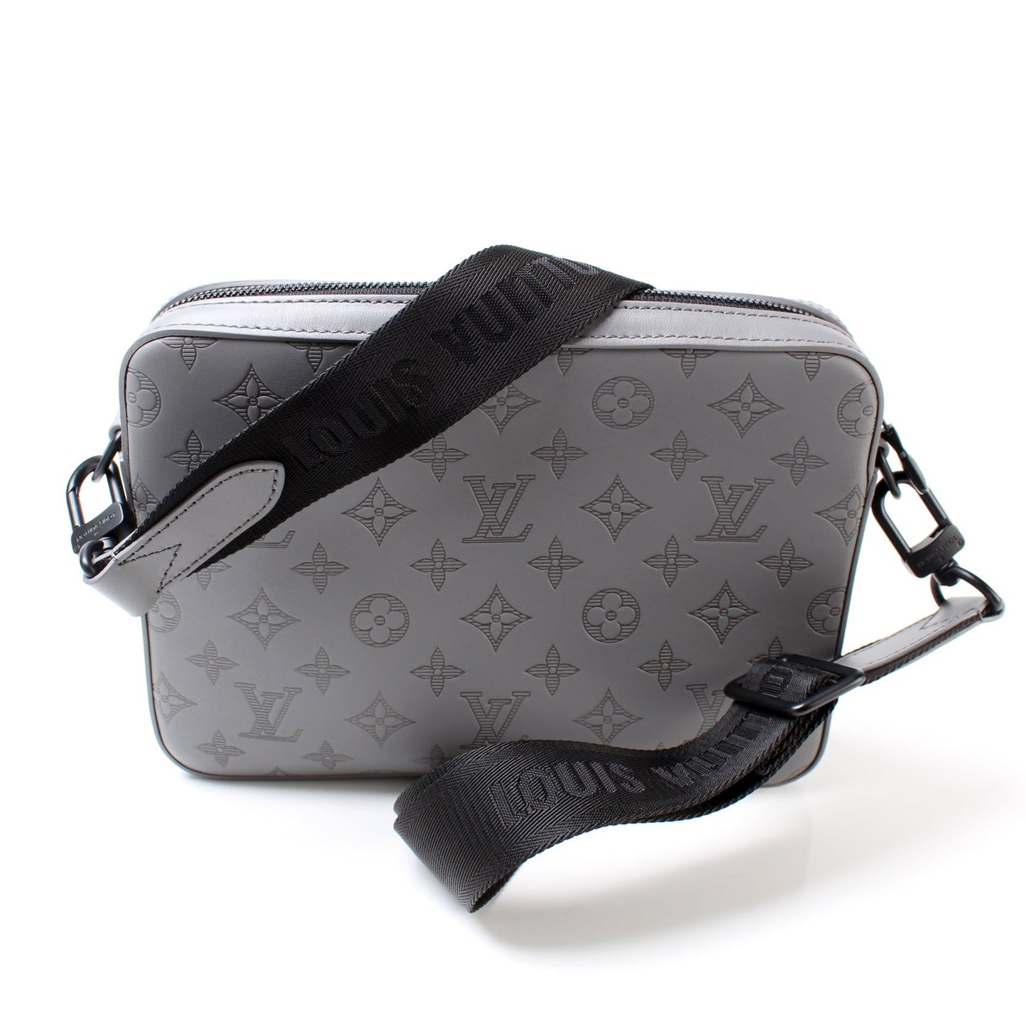 Louis Vuitton Duo Messenger Shadow Monogram Leather Crossbody Bag Leather 3