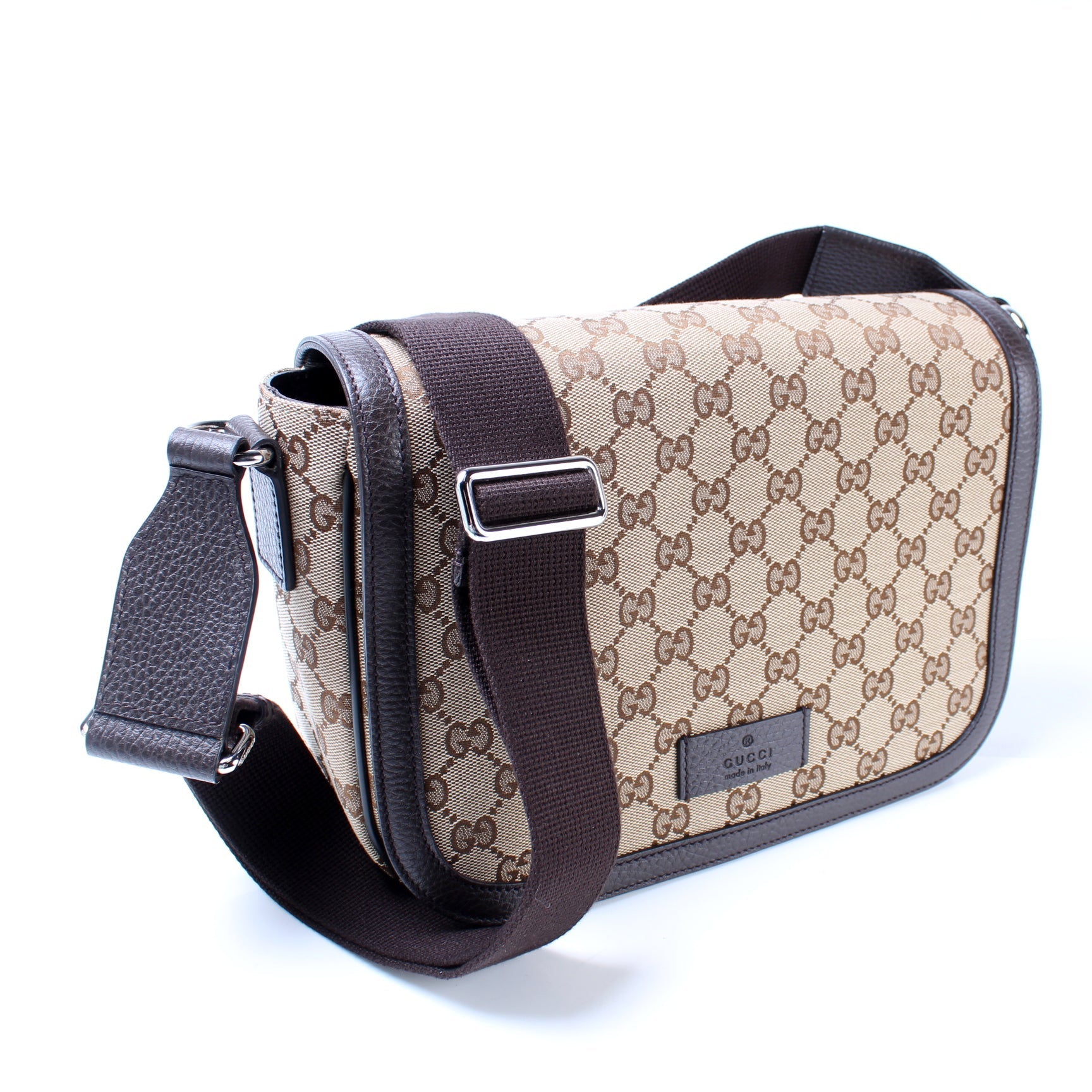 Gucci GG Messenger Canvas Travel Bag Messenger 6