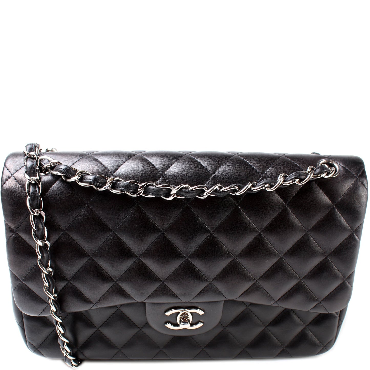Chanel Classic Flap Jumbo Lambskin 17-20M Handbag