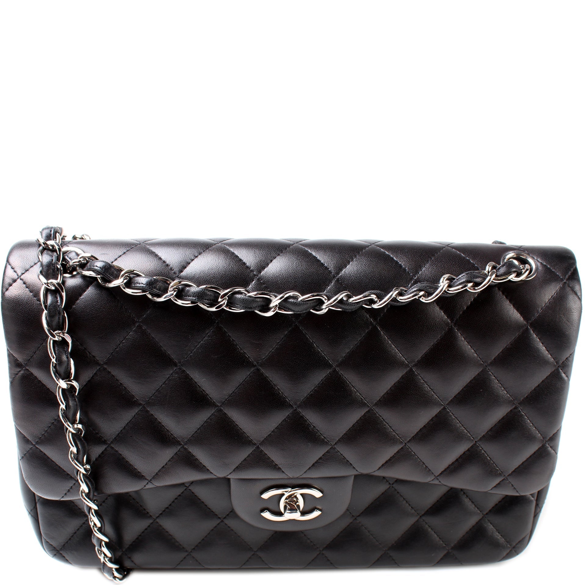 Chanel Classic Flap Jumbo Lambskin 17-20M Handbag