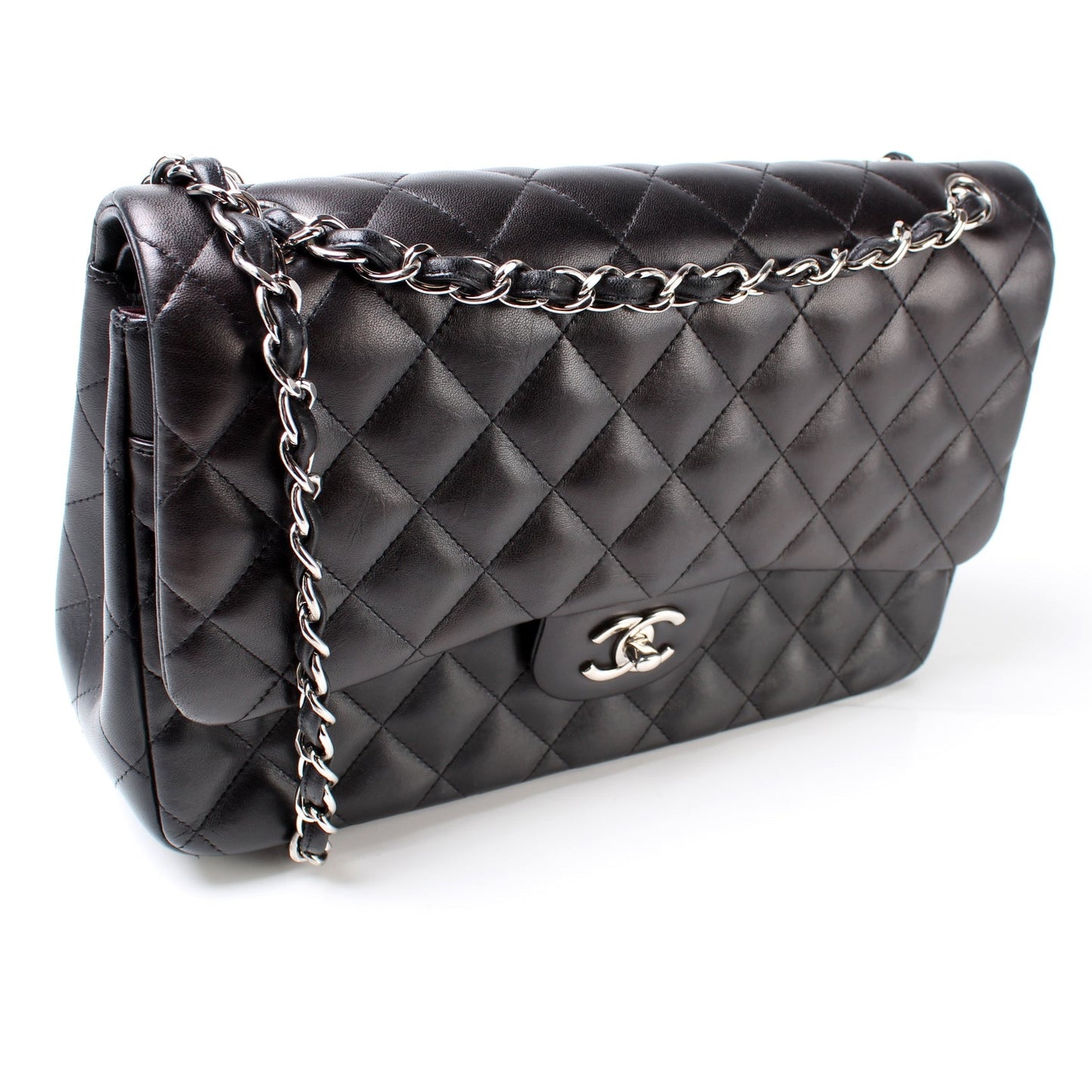 Chanel Classic Flap Jumbo Lambskin 17-20M Handbag