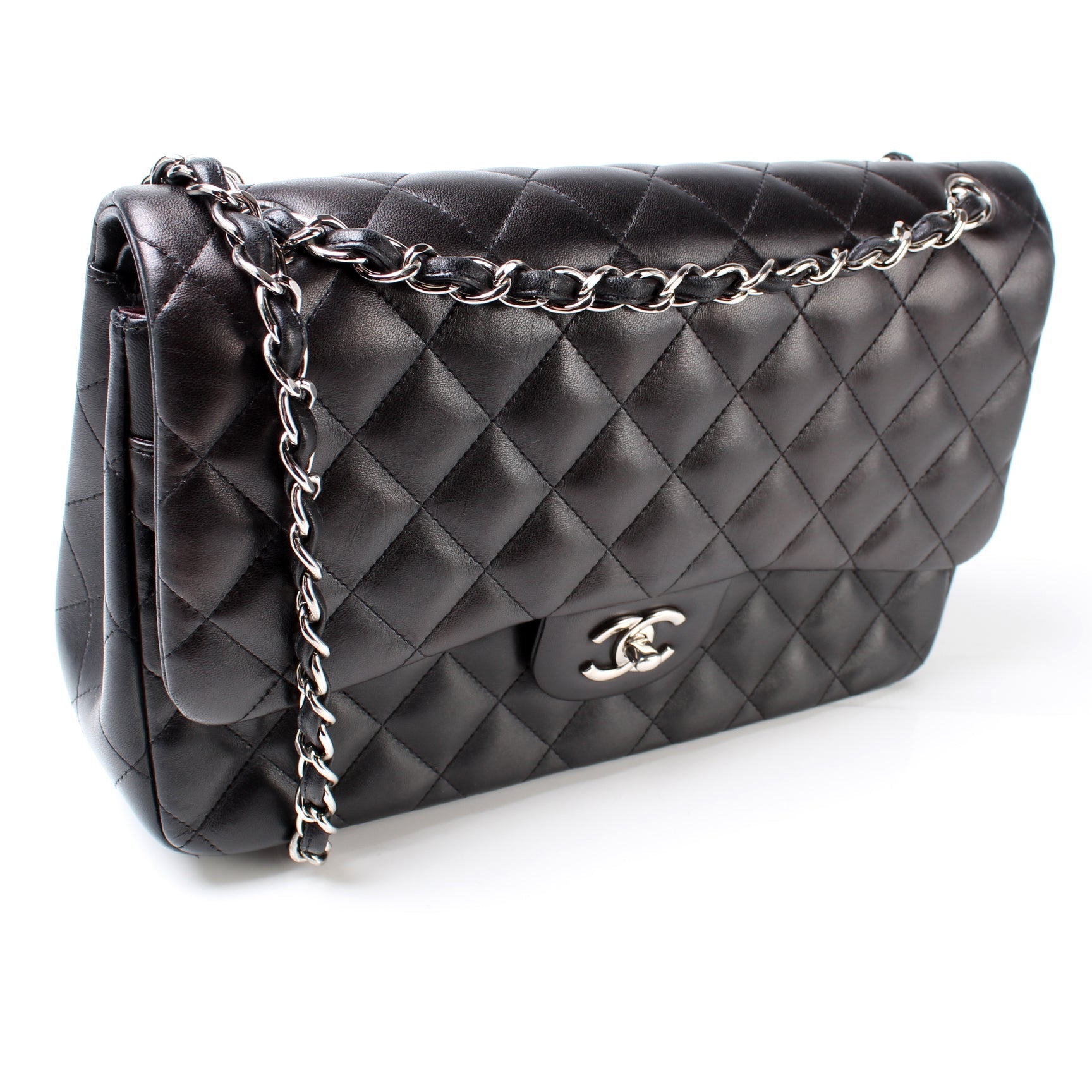 Chanel Classic Flap Jumbo Lambskin 17-20M Handbag
