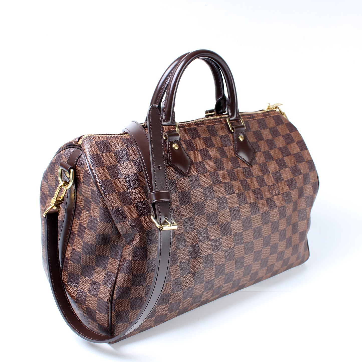 Louis Vuitton Speedy 35 Bandouliere Ebene Damier Handbag Ebene 7