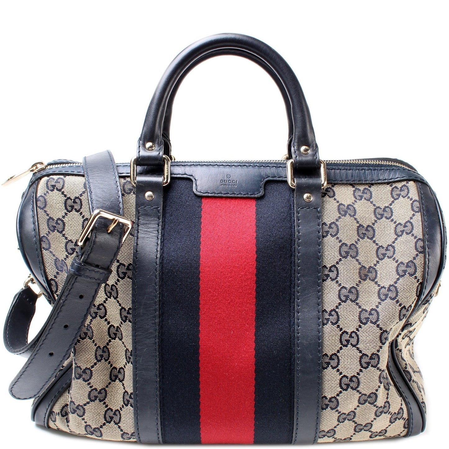 Gucci Boston Canvas Travel Bag Canvas 12