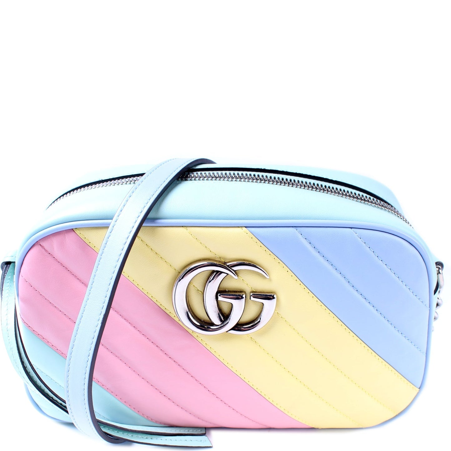 Gucci Marmont Camera Leather Small Crossbody Bag Bag 9
