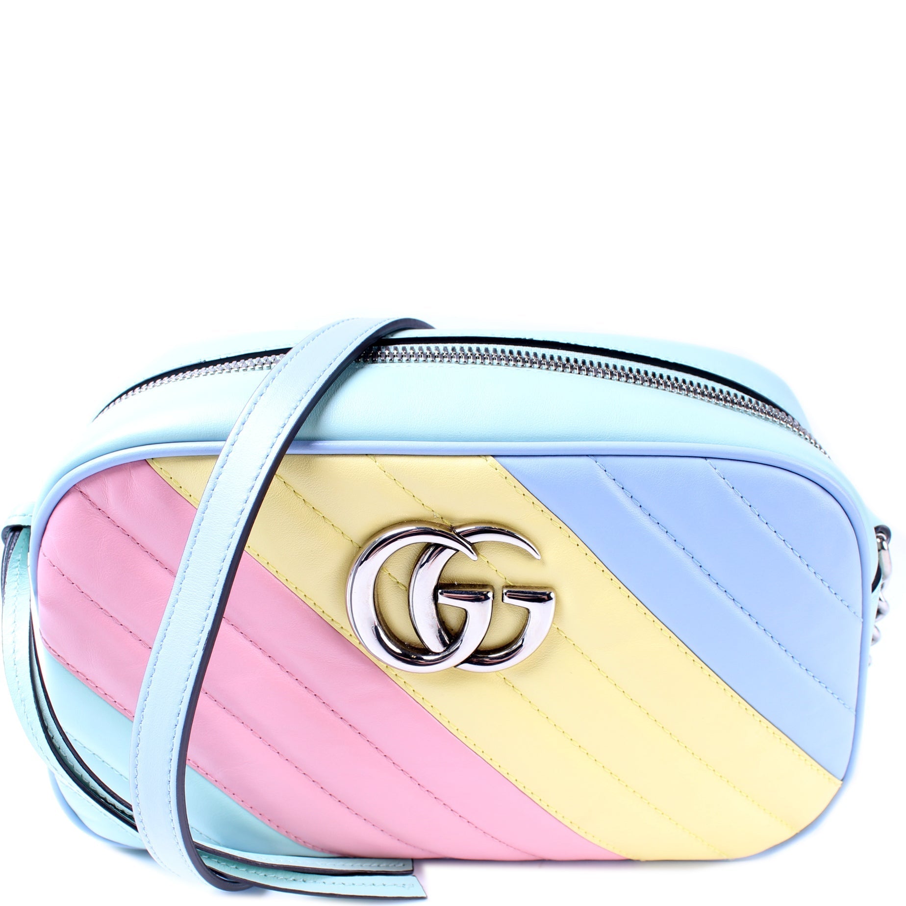 Gucci Marmont Camera Leather Small Crossbody Bag Bag 9