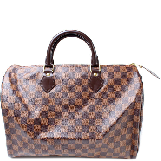 Louis Vuitton Speedy 35 Ebene Damier Handbag Ebene 23