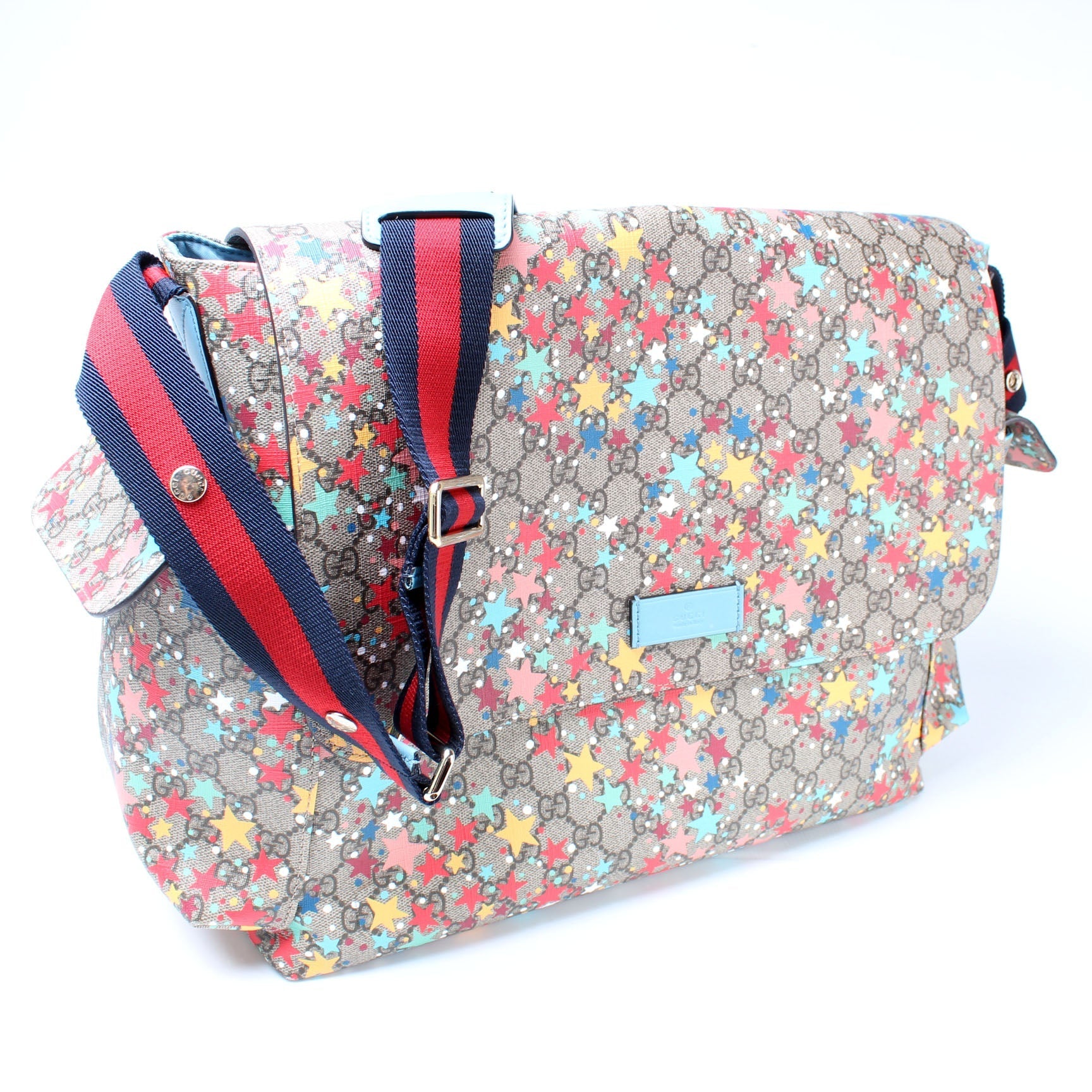 Gucci GG Diaper Canvas Travel Bag