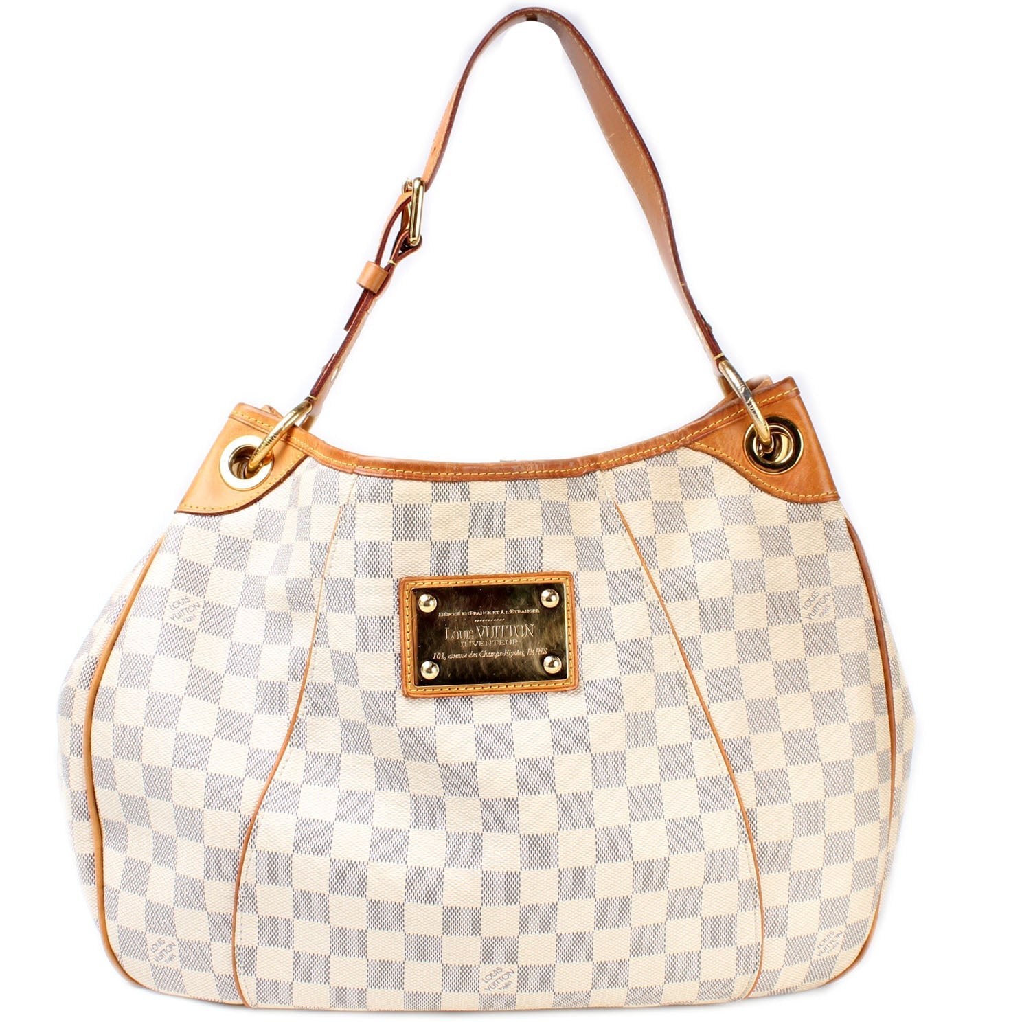 Louis Vuitton Galliera PM Azur Damier Handbag Azur 10
