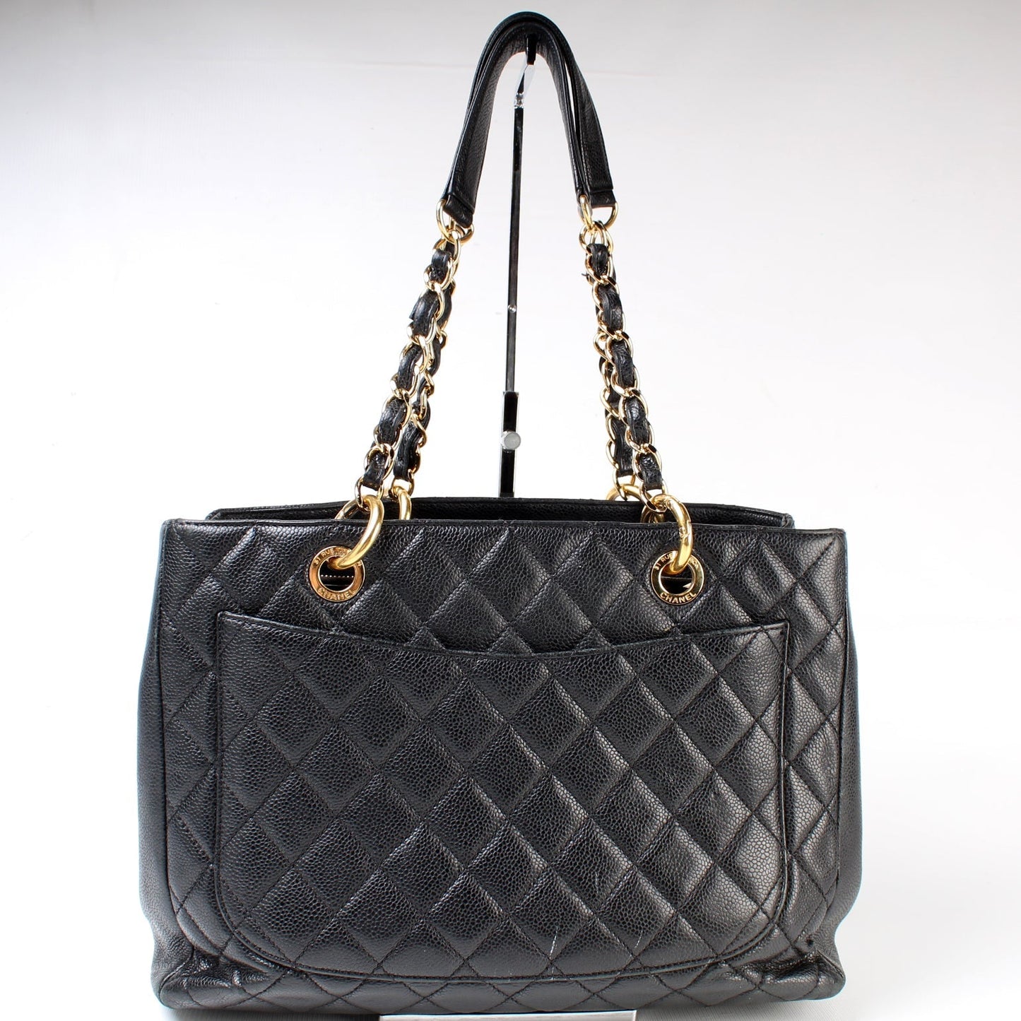 Chanel Grand Shopping Caviar Tote Bag Caviar 26