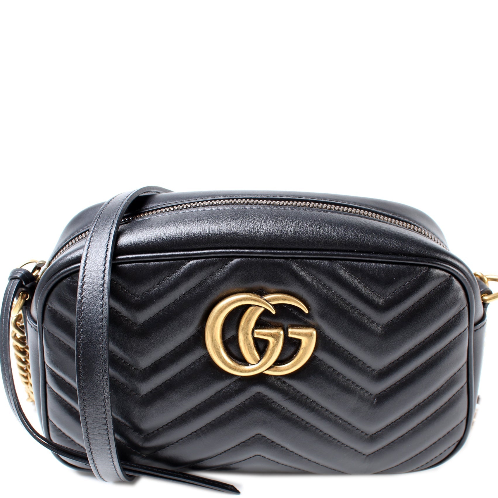 Gucci Marmont Camera Leather Small Crossbody Bag Bag 22