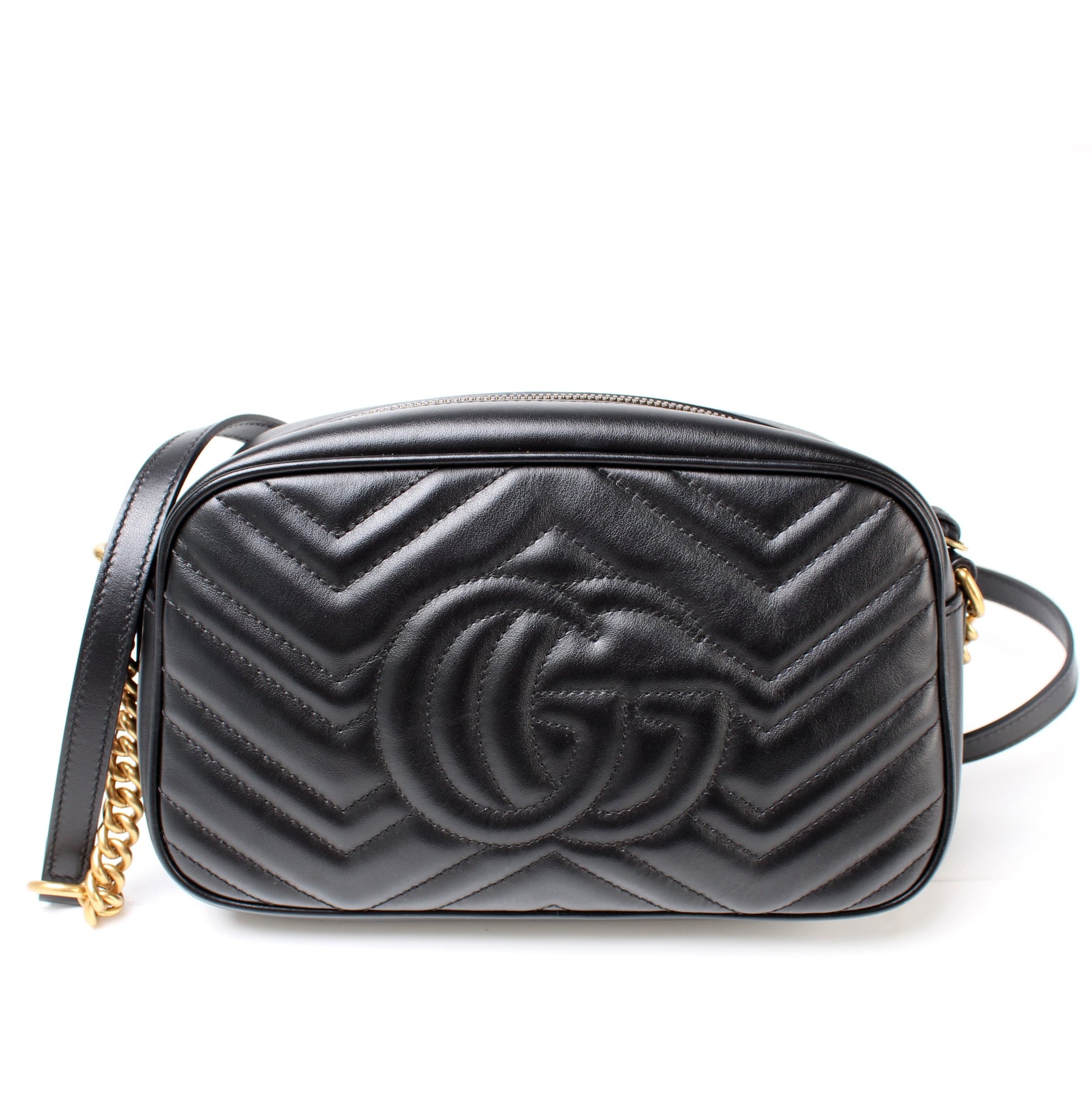 Gucci Marmont Camera Leather Small Crossbody Bag Bag 22