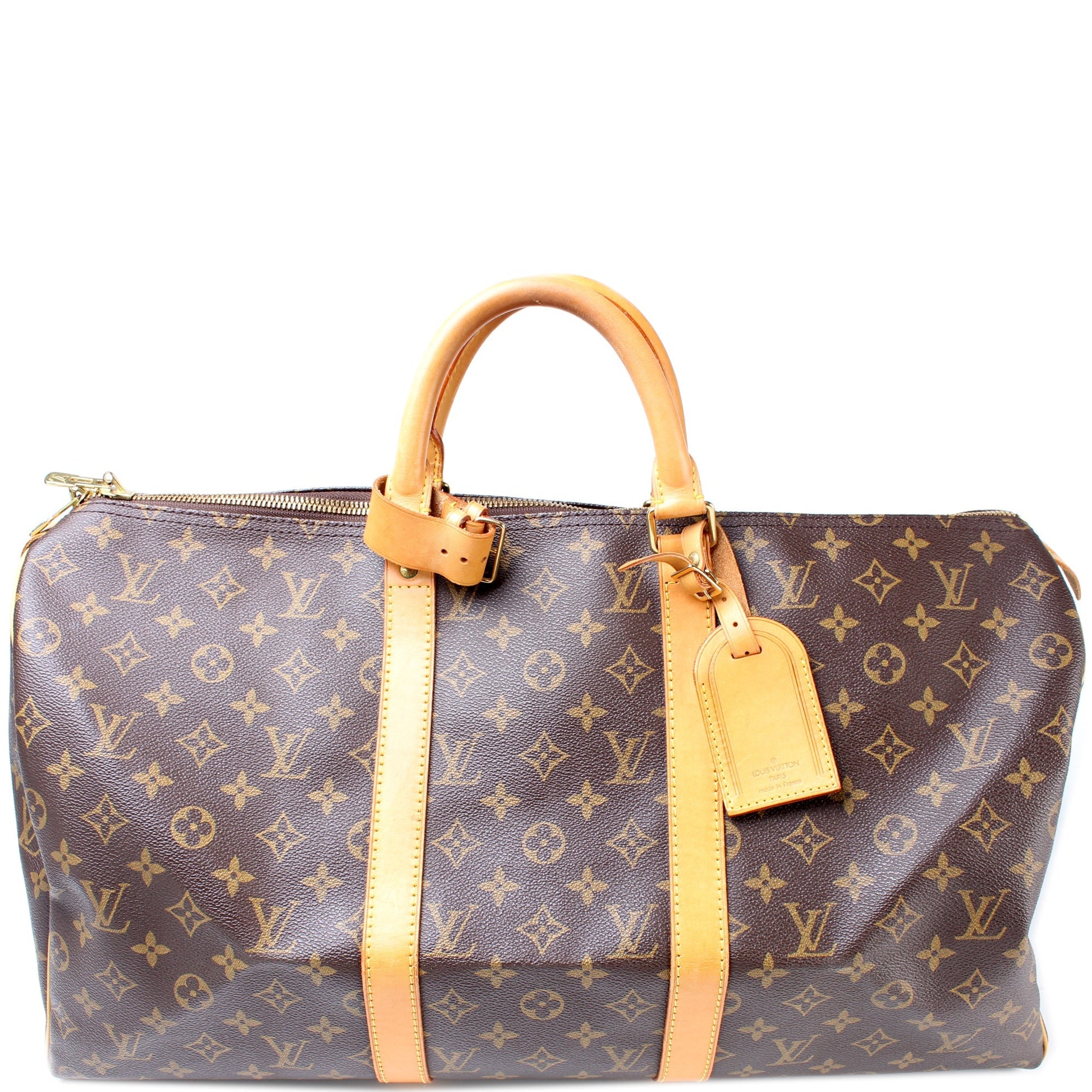 Louis Vuitton Keepall 50 Monogram Travel Bag Monogram 30