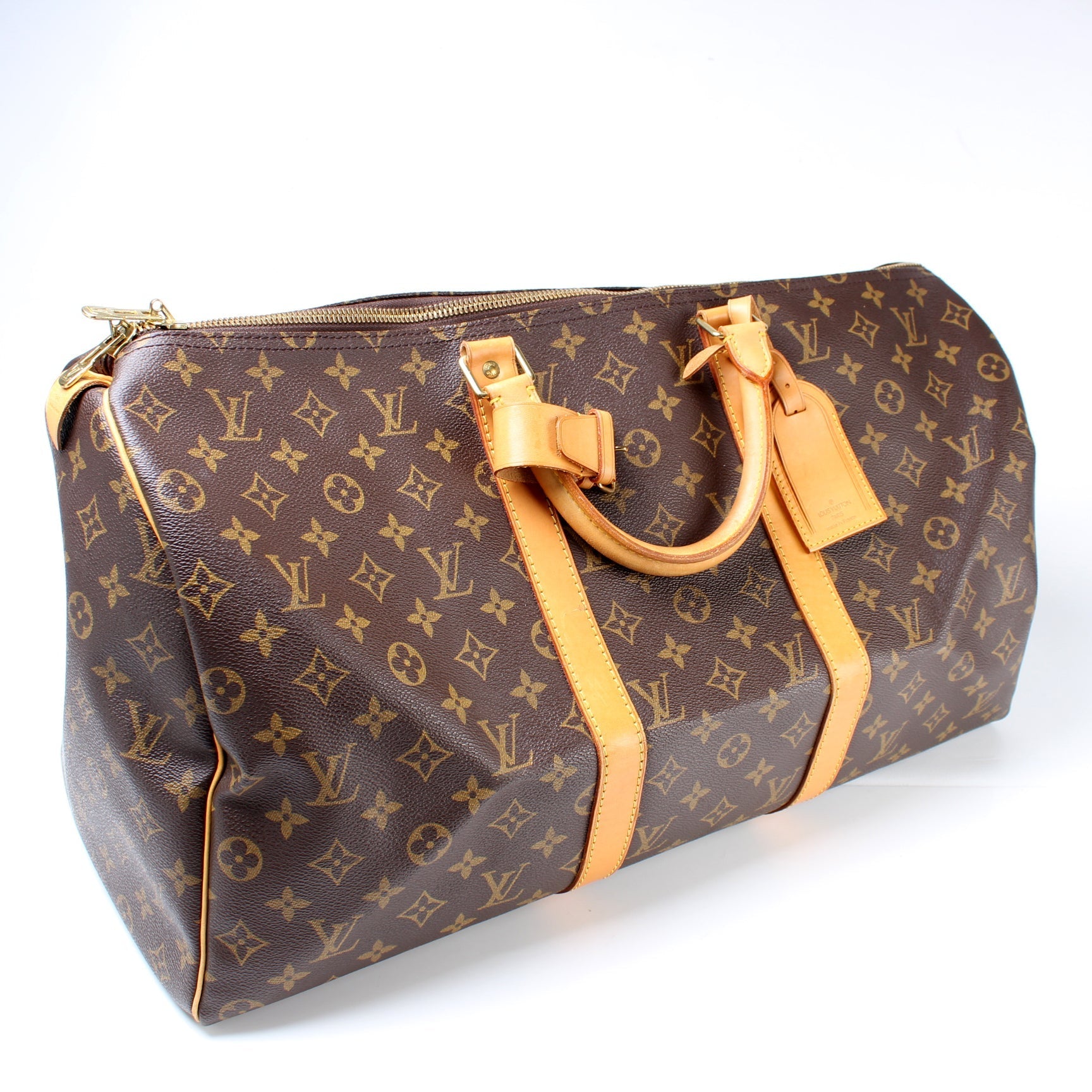Louis Vuitton Keepall 50 Monogram Travel Bag Monogram 30