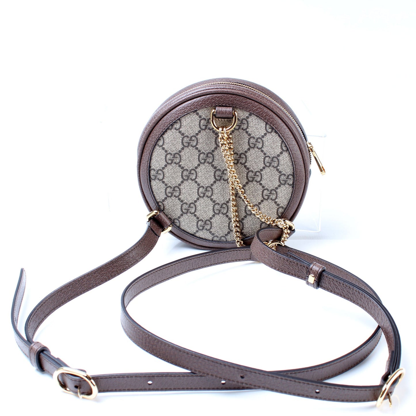 Gucci Ophidia Web Round Backpack Mini