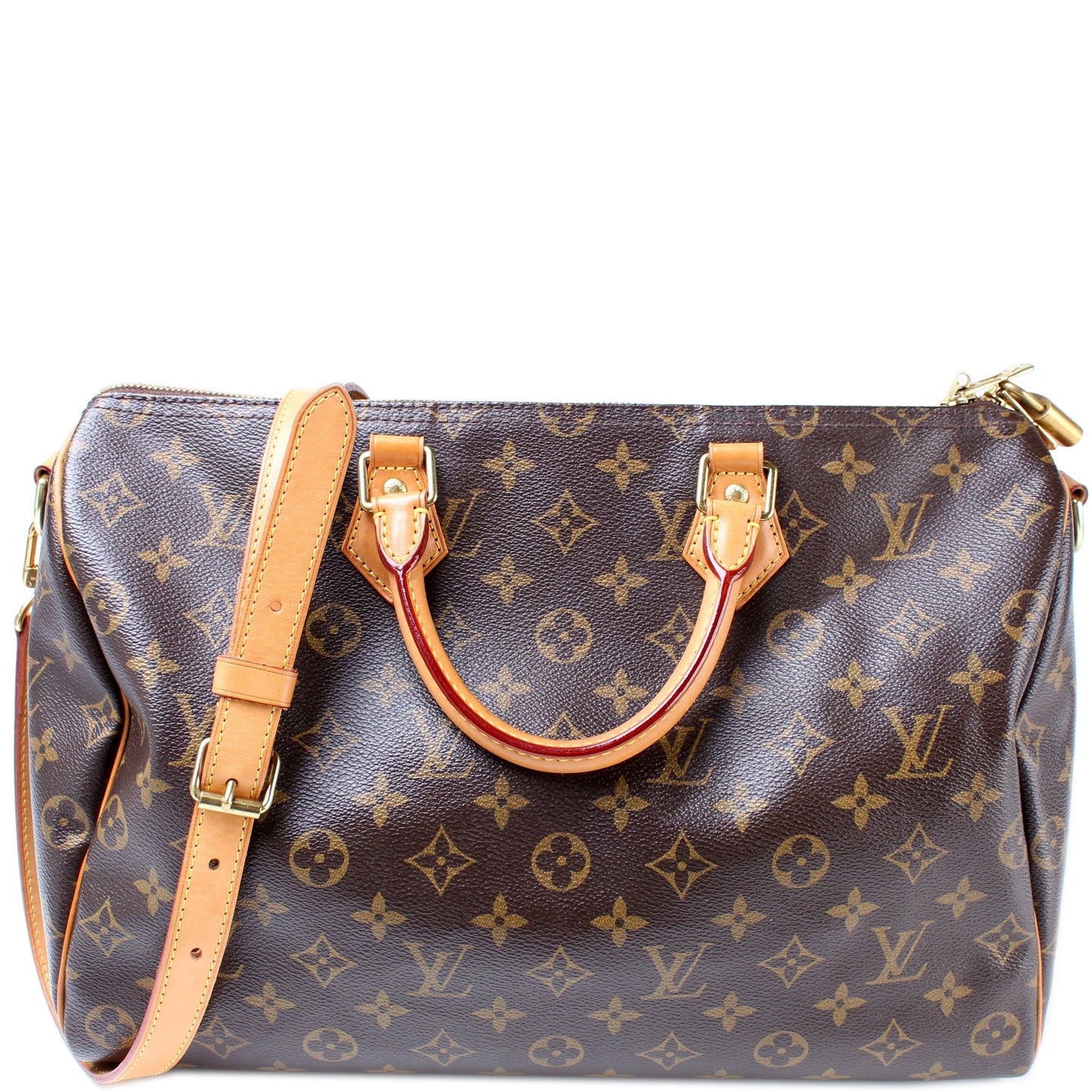 Louis Vuitton Speedy 35 Bandouliere Monogram Handbag Monogram 5