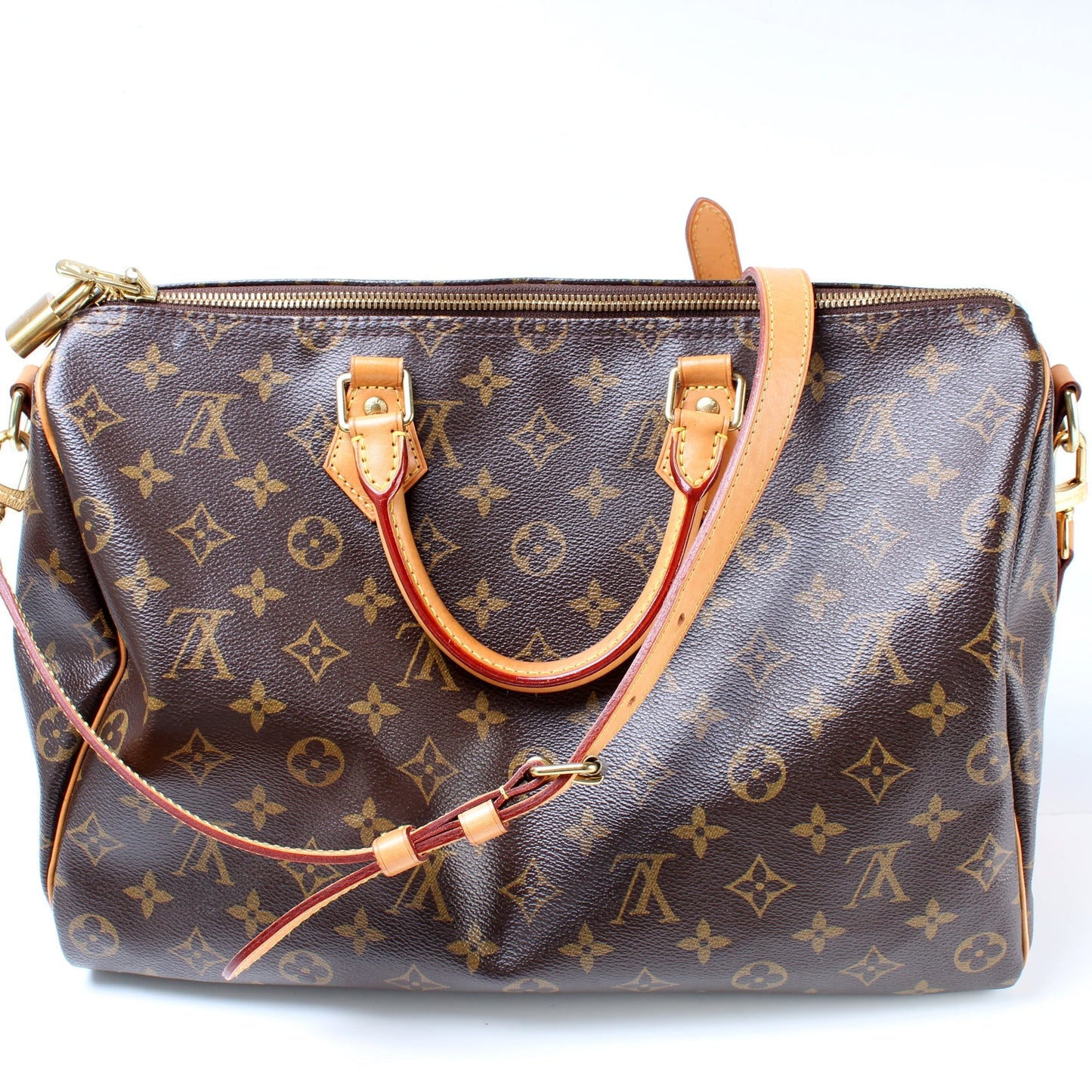 Louis Vuitton Speedy 35 Bandouliere Monogram Handbag Monogram 5