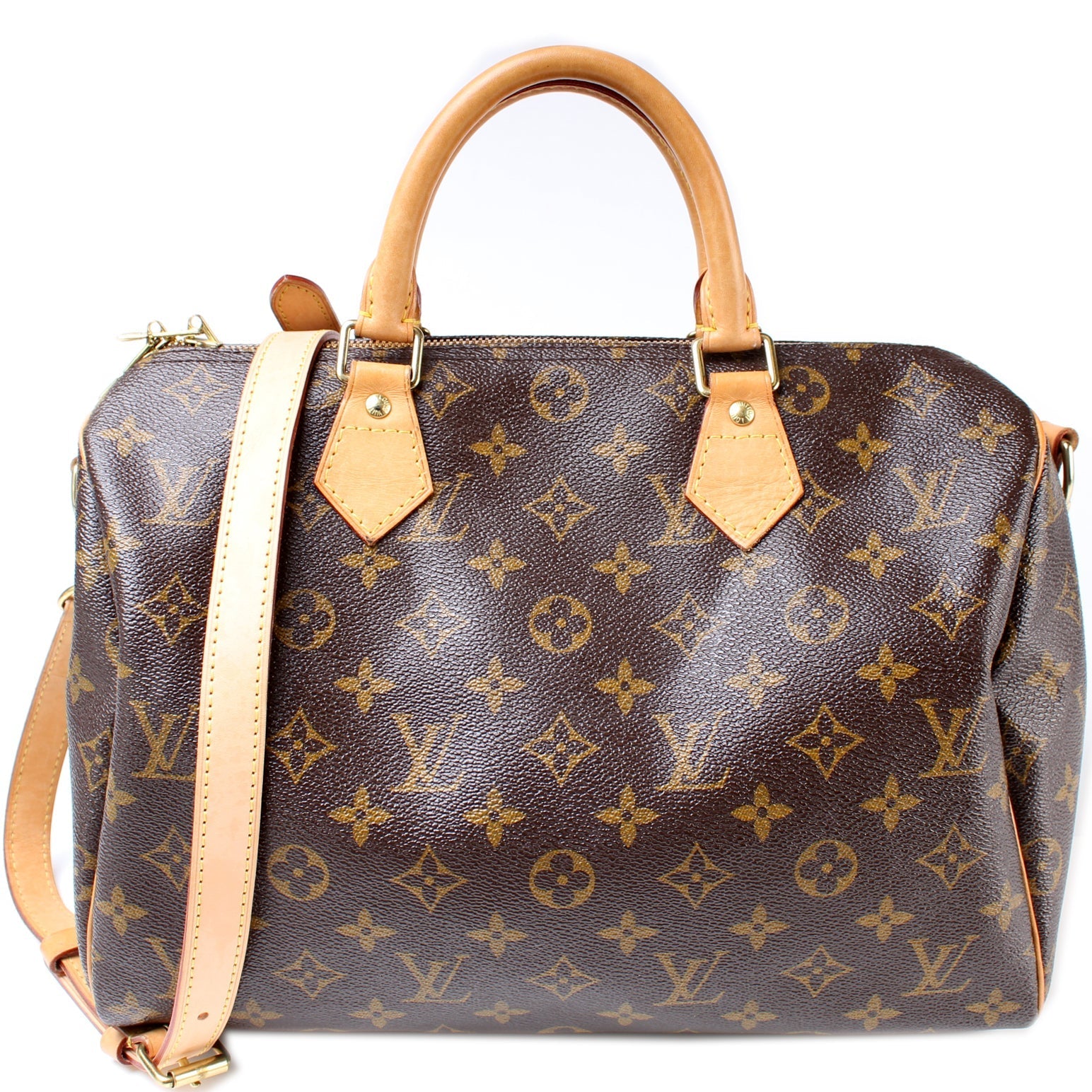 Louis Vuitton Speedy 30 Bandouliere Monogram Handbag Monogram 6