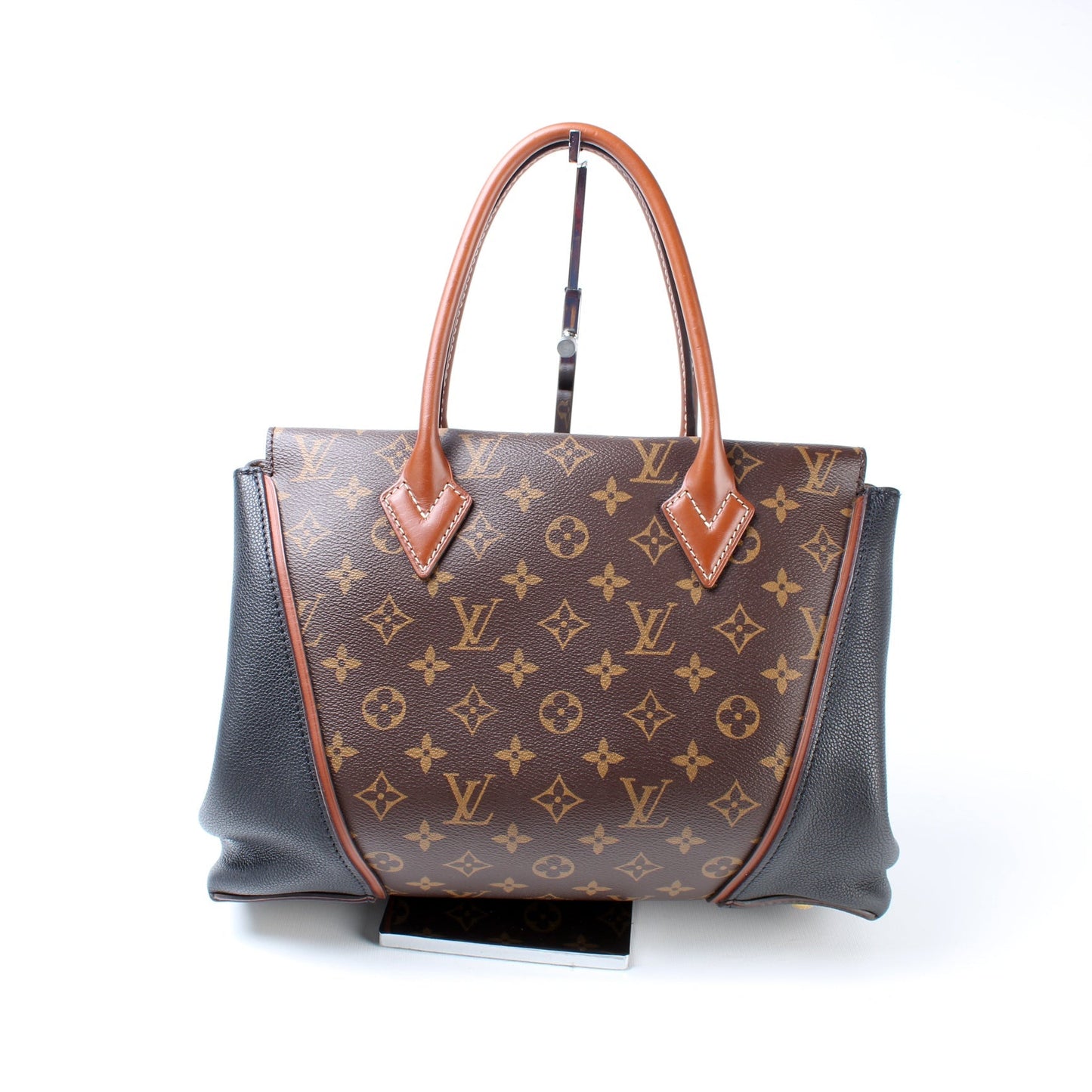 Louis Vuitton W Monogram Leather Tote Bag