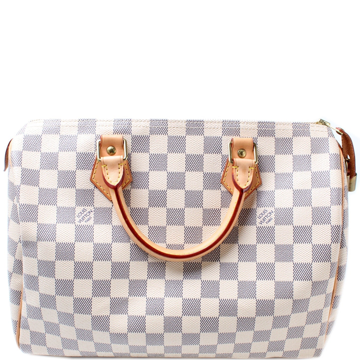 Louis Vuitton Speedy 30 Azur Damier Handbag Azur 35